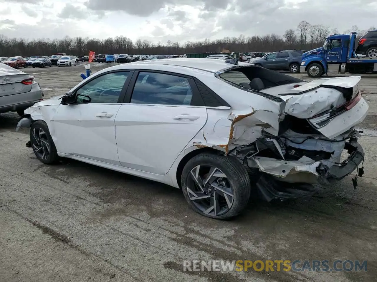 2 Photograph of a damaged car KMHLS4DG9RU762038 HYUNDAI ELANTRA 2024