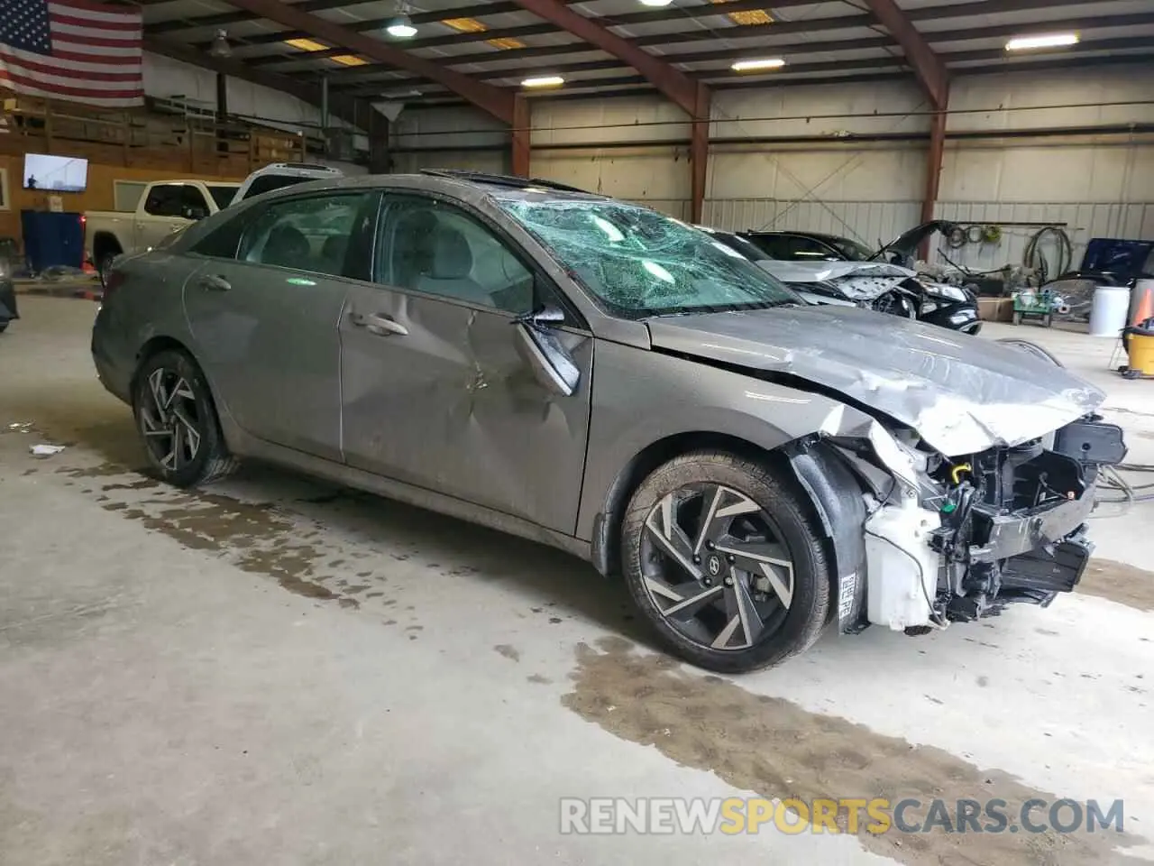 4 Photograph of a damaged car KMHLS4DG9RU766669 HYUNDAI ELANTRA 2024