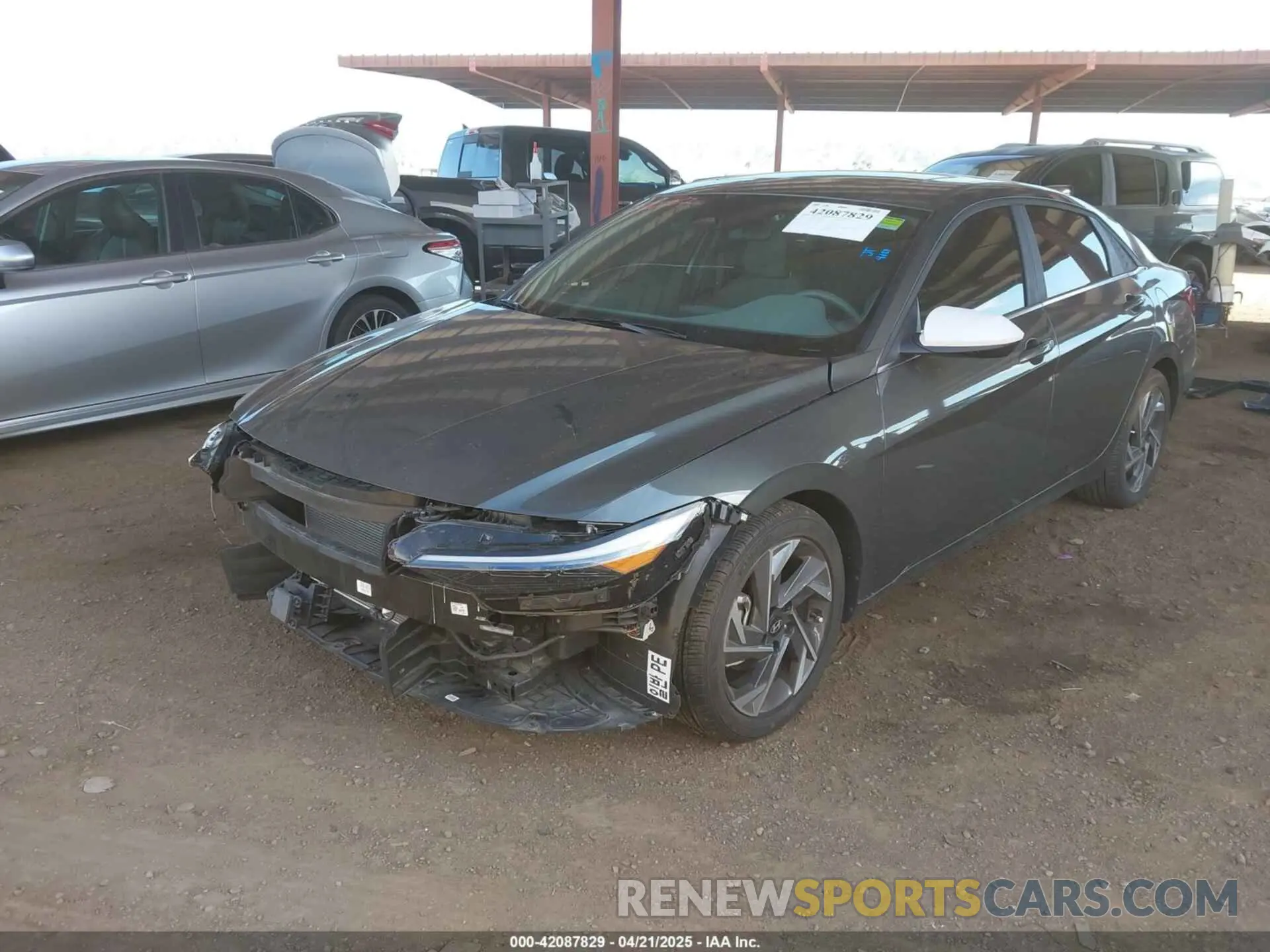 2 Фотография поврежденного автомобиля KMHLS4DGXRU673207 HYUNDAI ELANTRA 2024