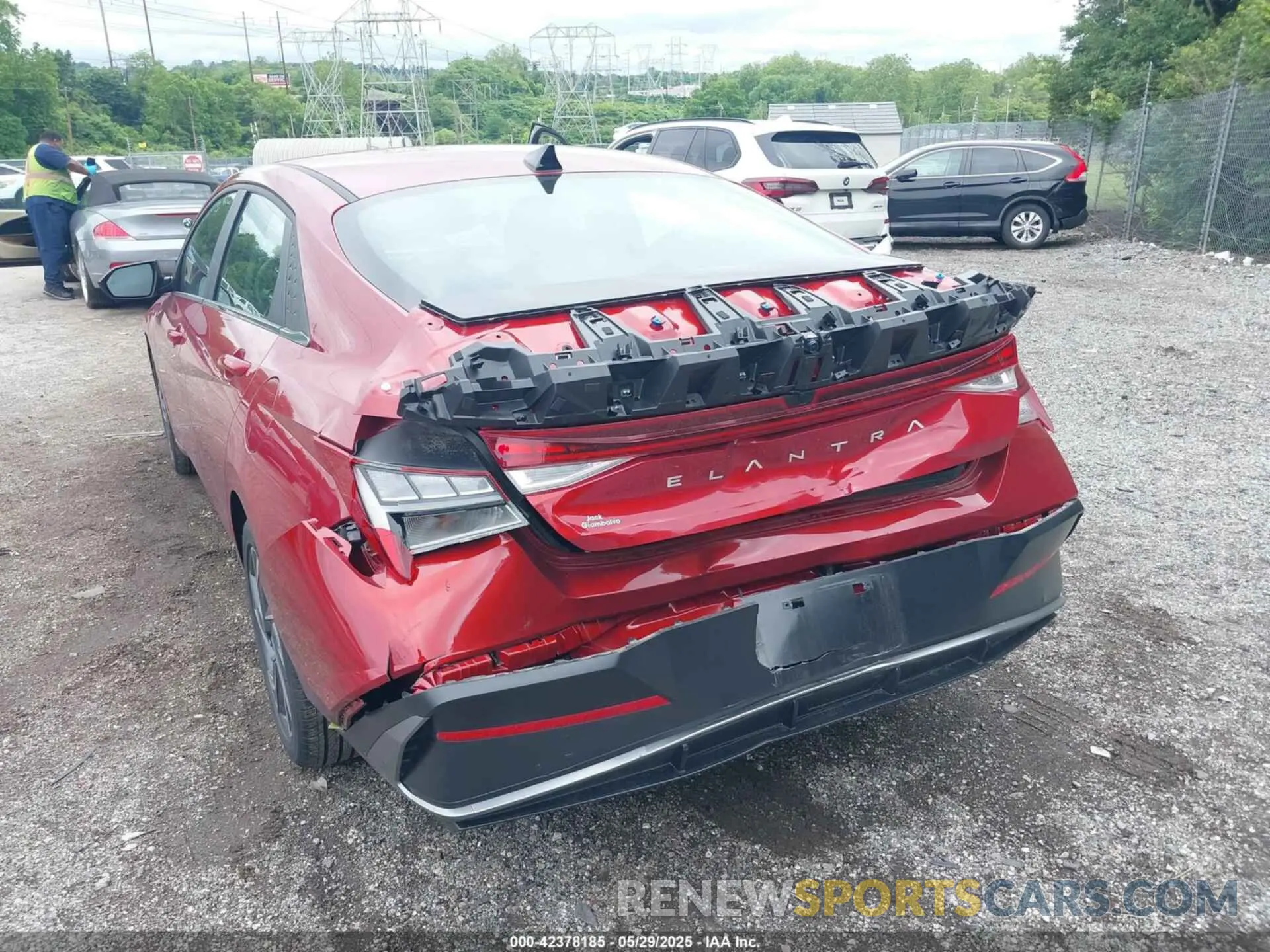 6 Фотография поврежденного автомобиля KMHLS4DGXRU829262 HYUNDAI ELANTRA 2024