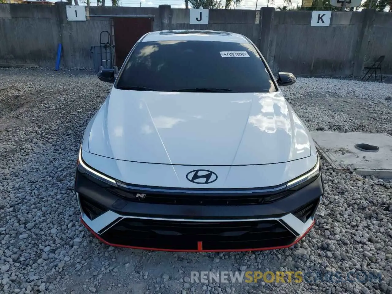 5 Photograph of a damaged car KMHLW4DK2RU021187 HYUNDAI ELANTRA 2024