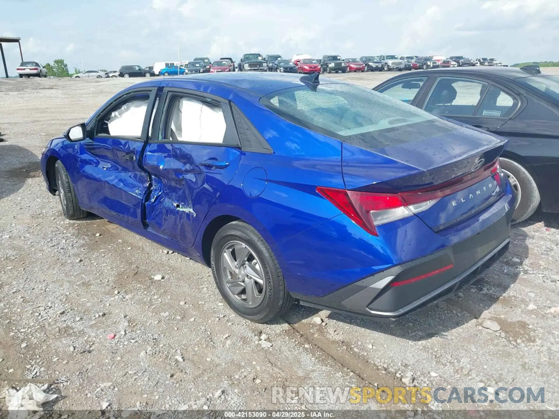 3 Фотография поврежденного автомобиля KMHLL4DG1SU859513 HYUNDAI ELANTRA 2025
