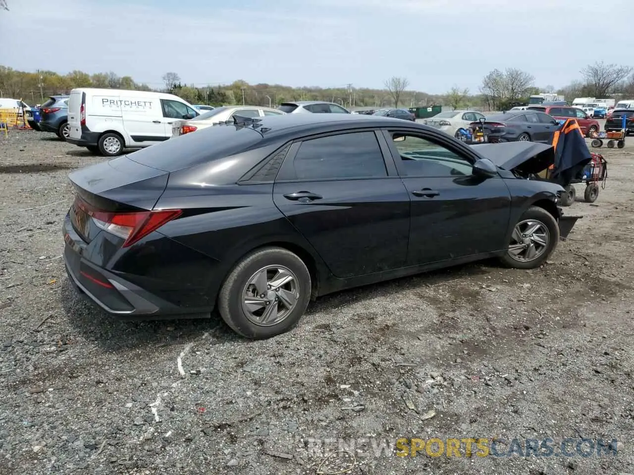 3 Photograph of a damaged car KMHLL4DG2SU853882 HYUNDAI ELANTRA 2025