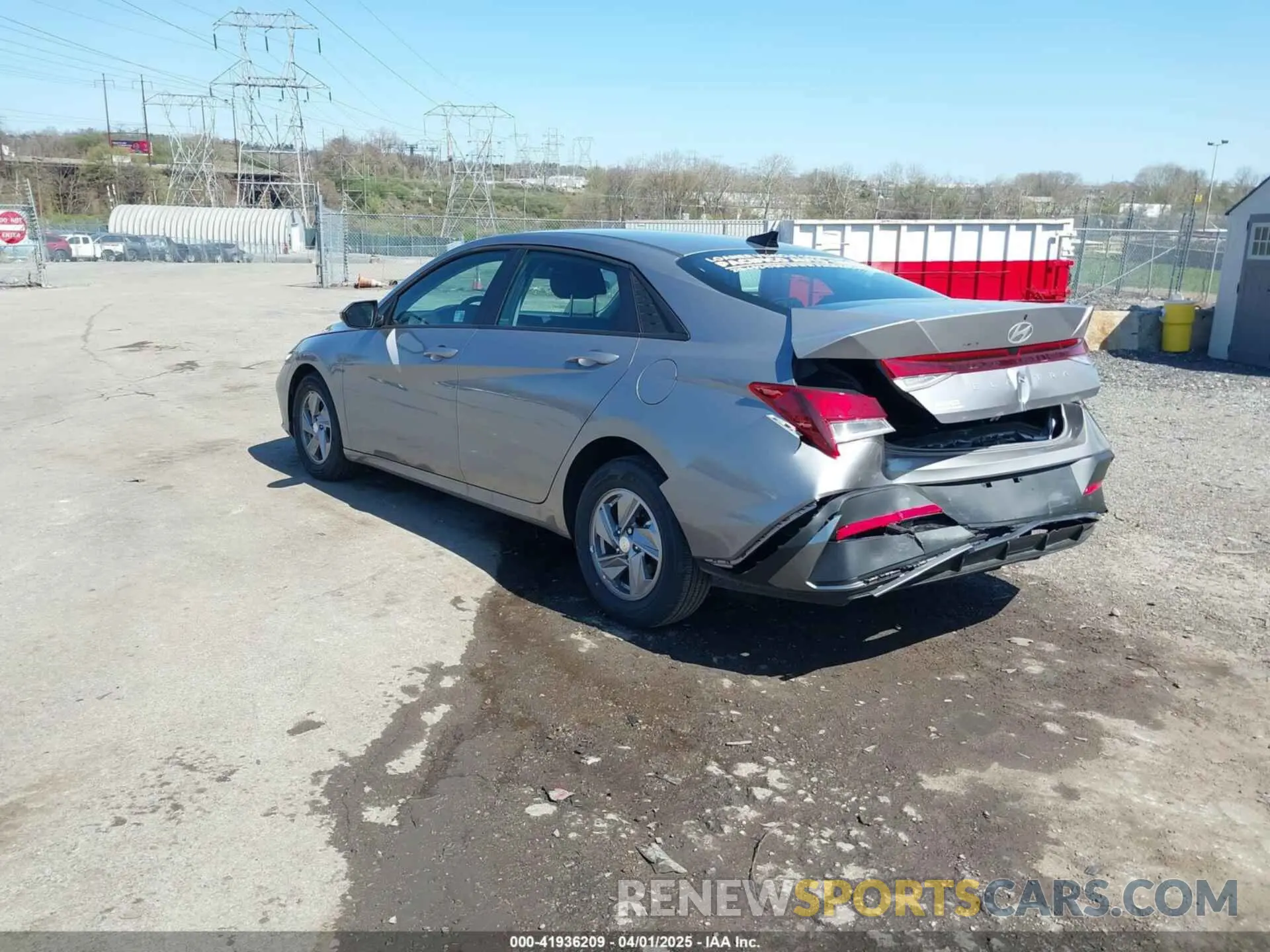 3 Photograph of a damaged car KMHLL4DG4SU897222 HYUNDAI ELANTRA 2025