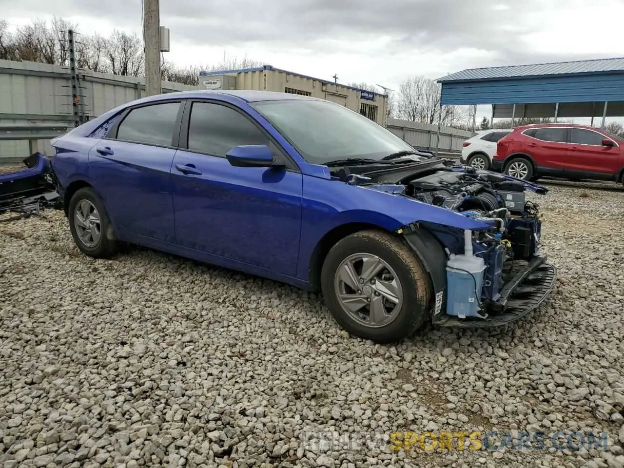 4 Фотография поврежденного автомобиля KMHLL4DG9SU858545 HYUNDAI ELANTRA 2025