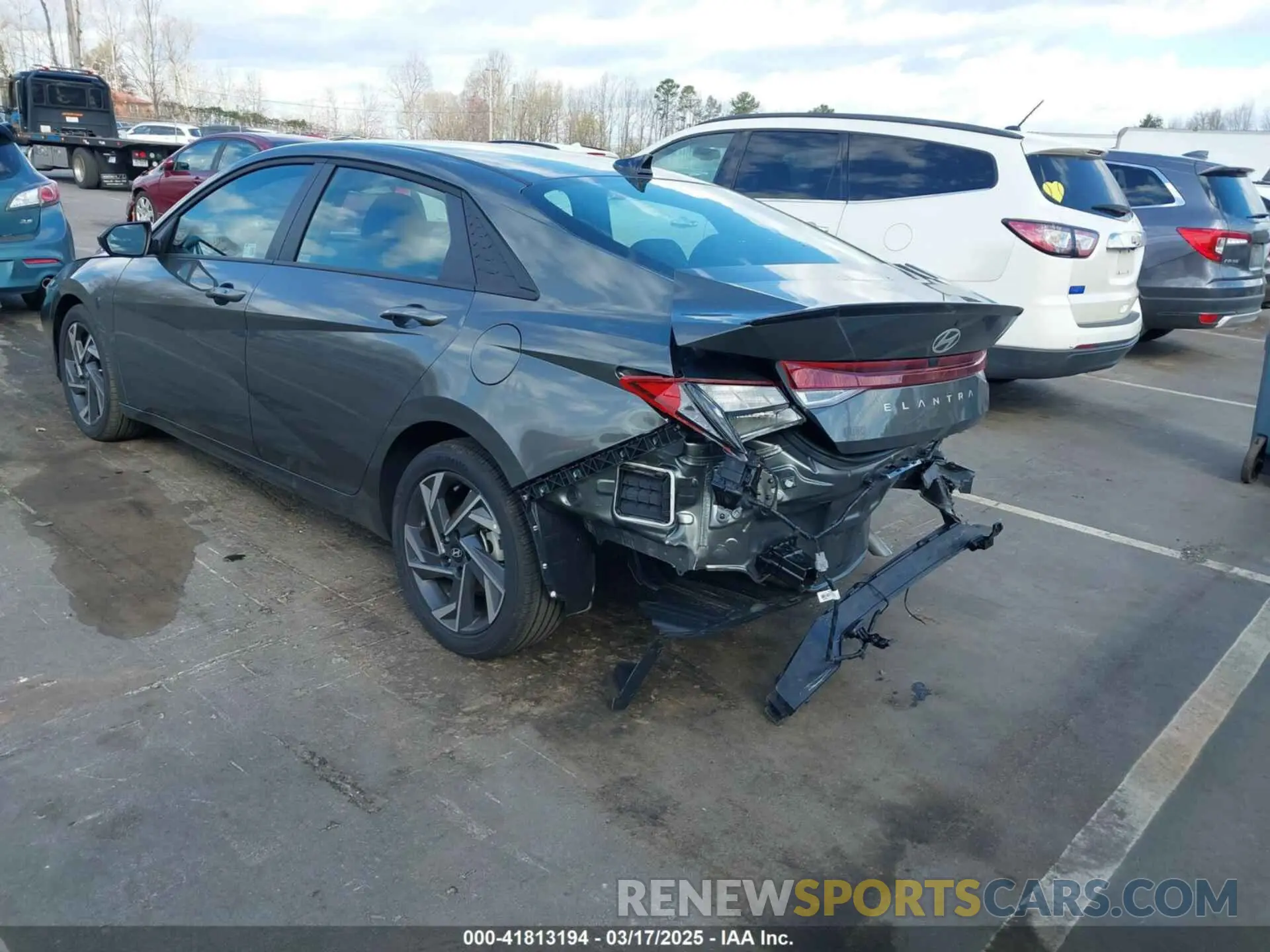 3 Фотография поврежденного автомобиля KMHLM4DG1SU875935 HYUNDAI ELANTRA 2025