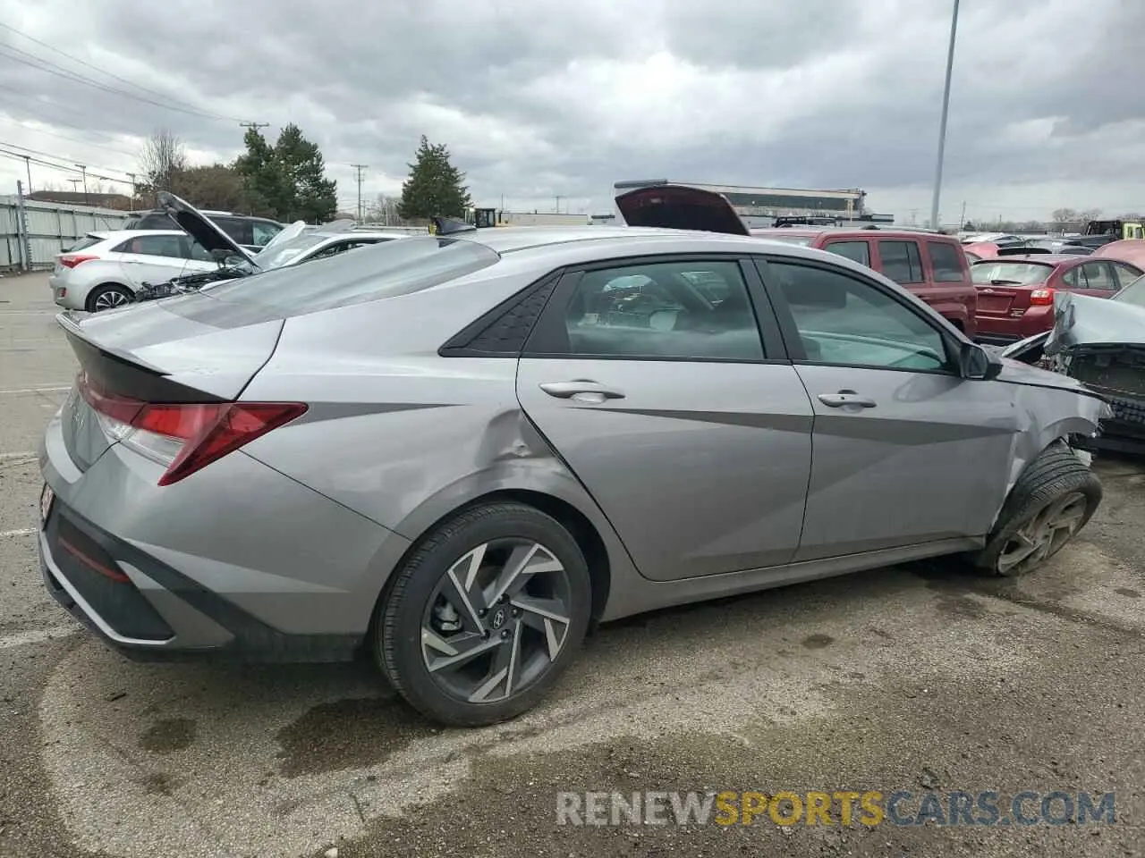 3 Фотография поврежденного автомобиля KMHLM4DG3SU881350 HYUNDAI ELANTRA 2025