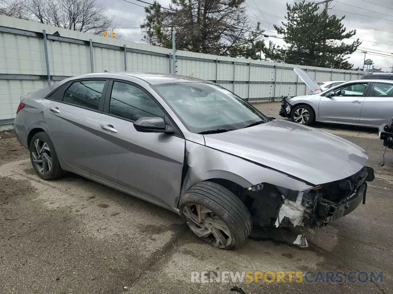 4 Фотография поврежденного автомобиля KMHLM4DG3SU881350 HYUNDAI ELANTRA 2025