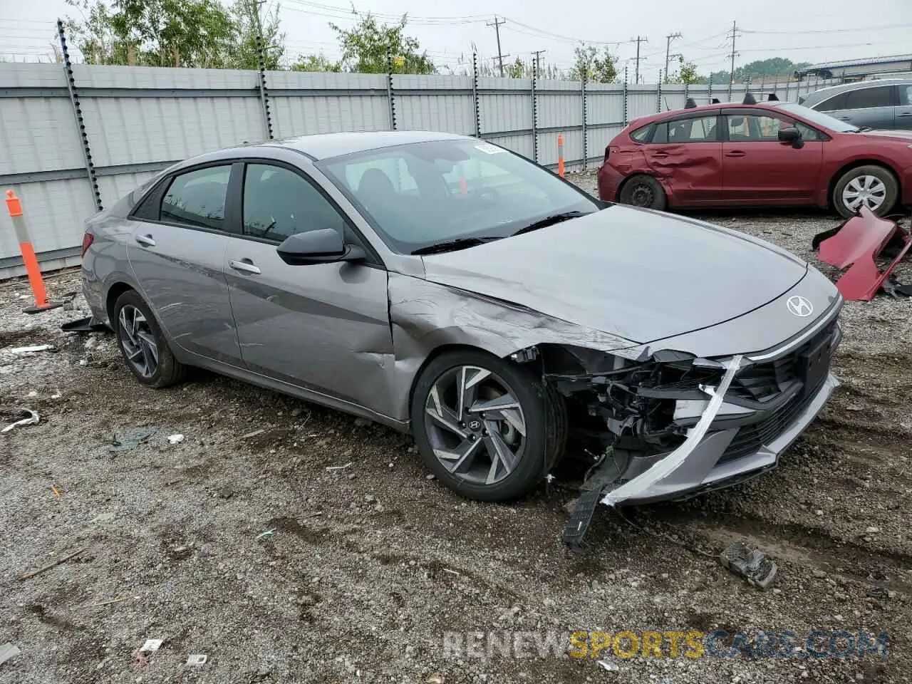 4 Photograph of a damaged car KMHLM4DG5SU917913 HYUNDAI ELANTRA 2025
