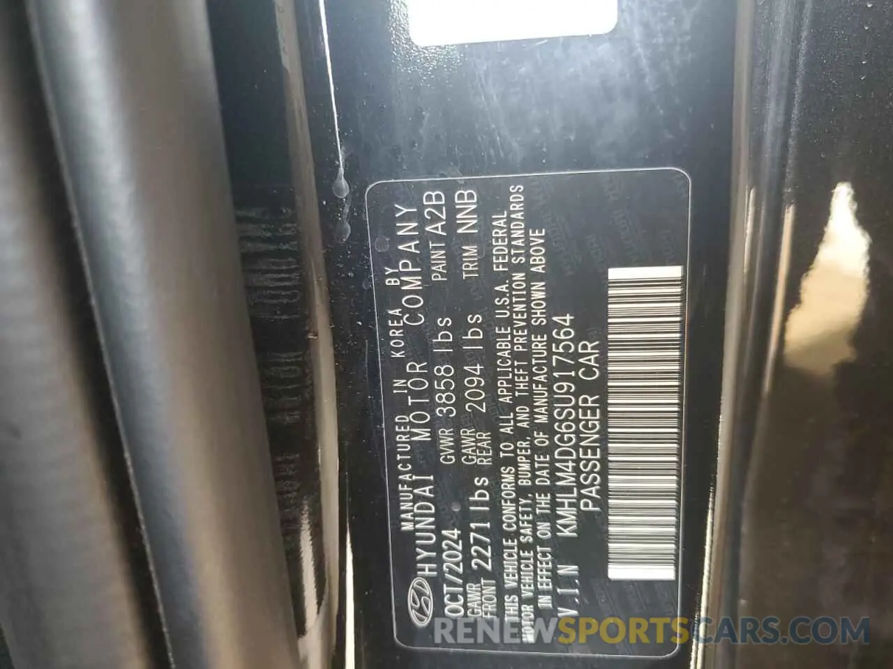 12 Photograph of a damaged car KMHLM4DG6SU917564 HYUNDAI ELANTRA 2025