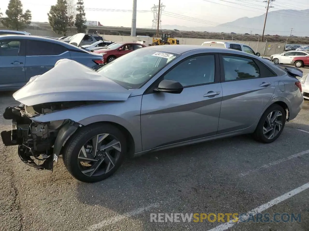 1 Photograph of a damaged car KMHLM4DG7SU870187 HYUNDAI ELANTRA 2025