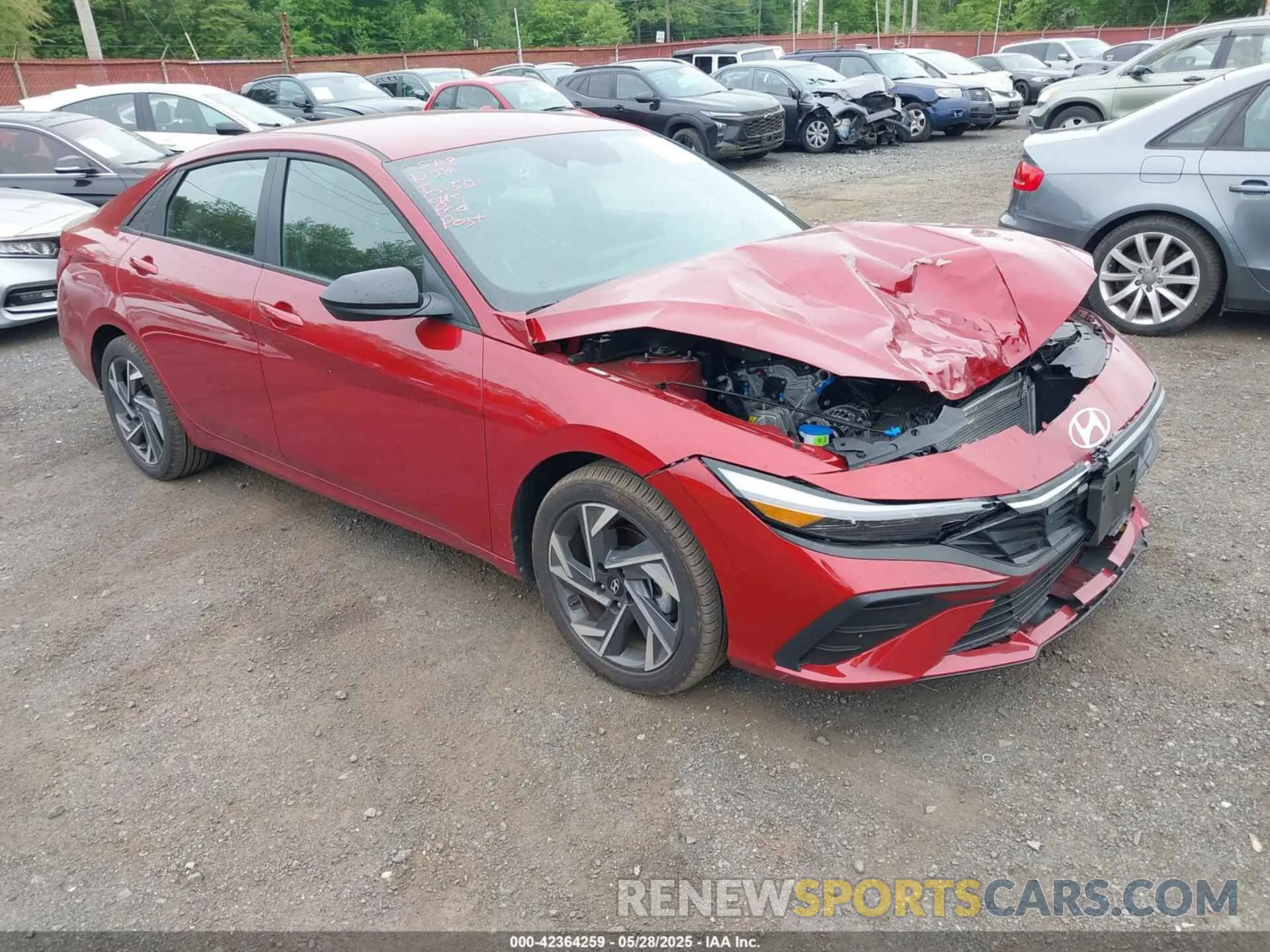 1 Фотография поврежденного автомобиля KMHLM4DG7SU890827 HYUNDAI ELANTRA 2025