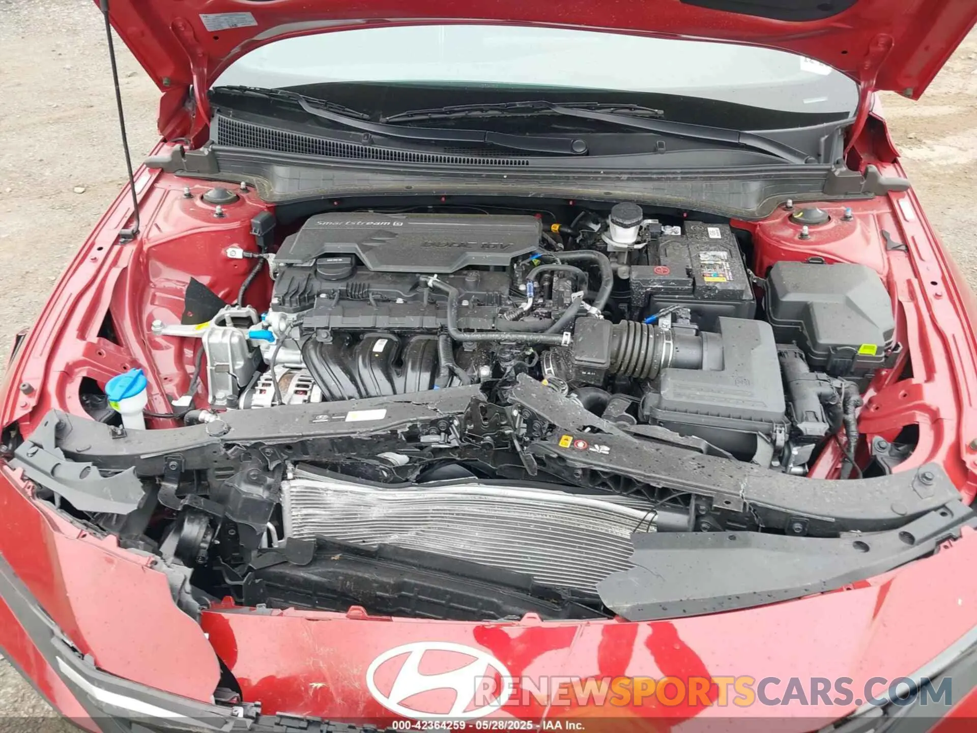 10 Фотография поврежденного автомобиля KMHLM4DG7SU890827 HYUNDAI ELANTRA 2025