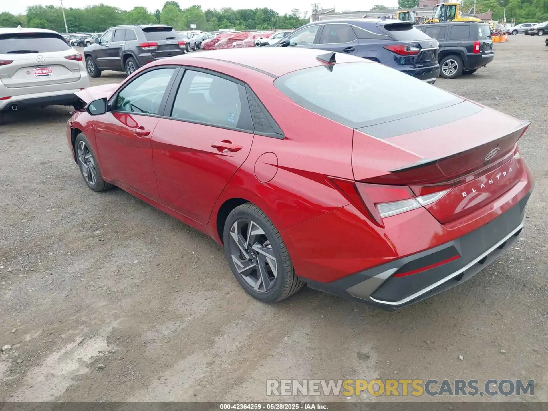 3 Фотография поврежденного автомобиля KMHLM4DG7SU890827 HYUNDAI ELANTRA 2025