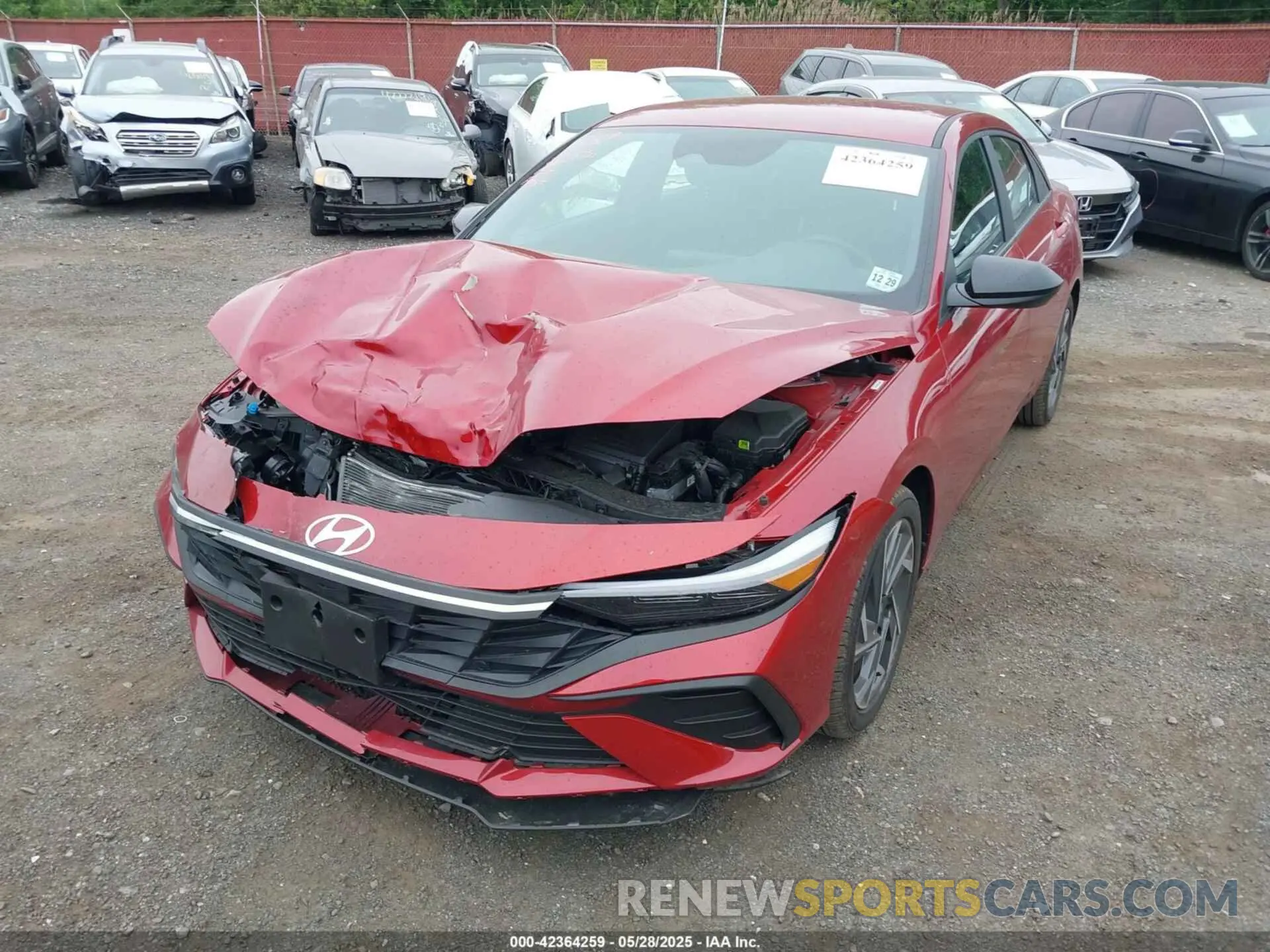 6 Фотография поврежденного автомобиля KMHLM4DG7SU890827 HYUNDAI ELANTRA 2025
