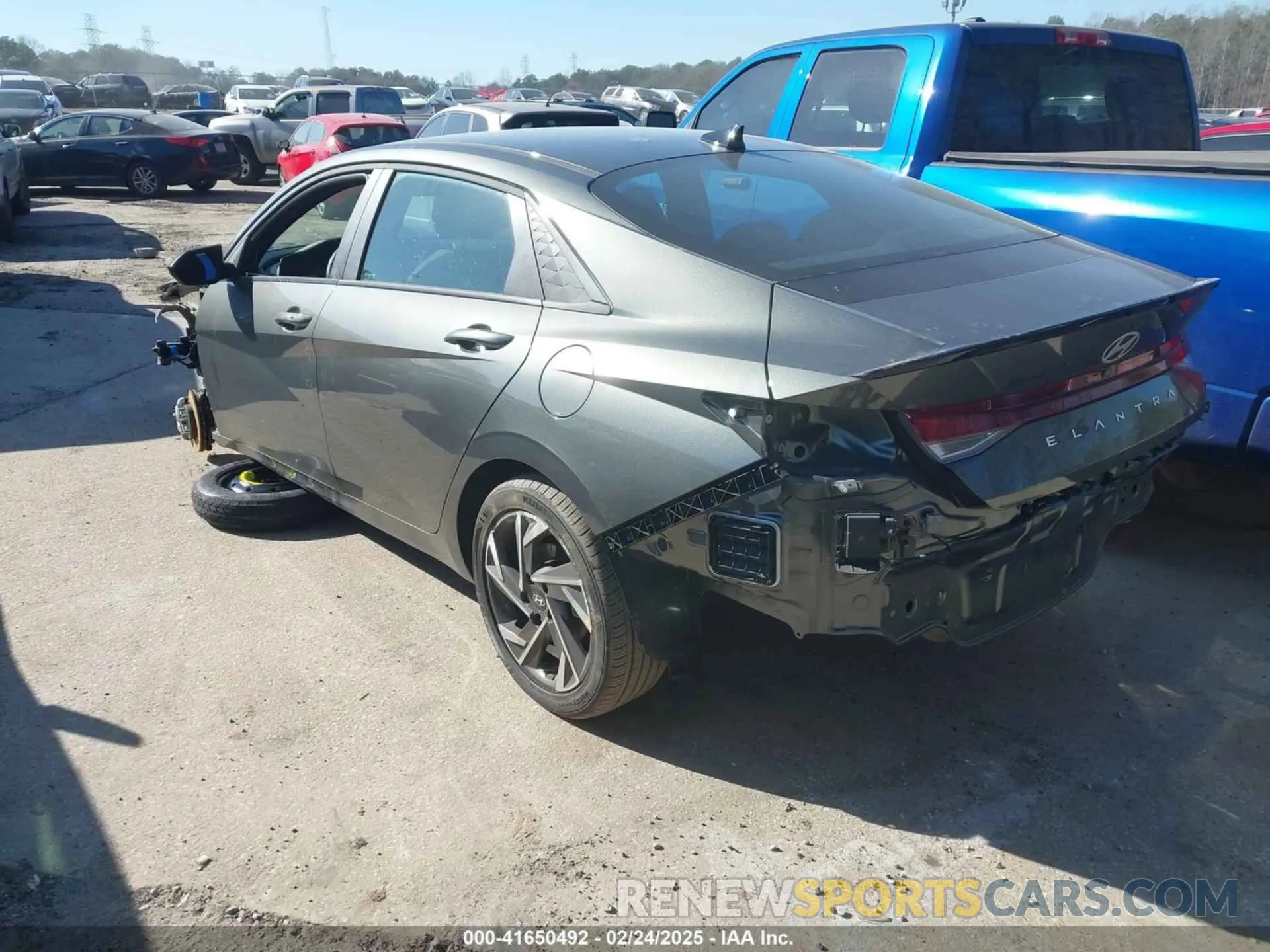 3 Photograph of a damaged car KMHLM4DG8SU893767 HYUNDAI ELANTRA 2025
