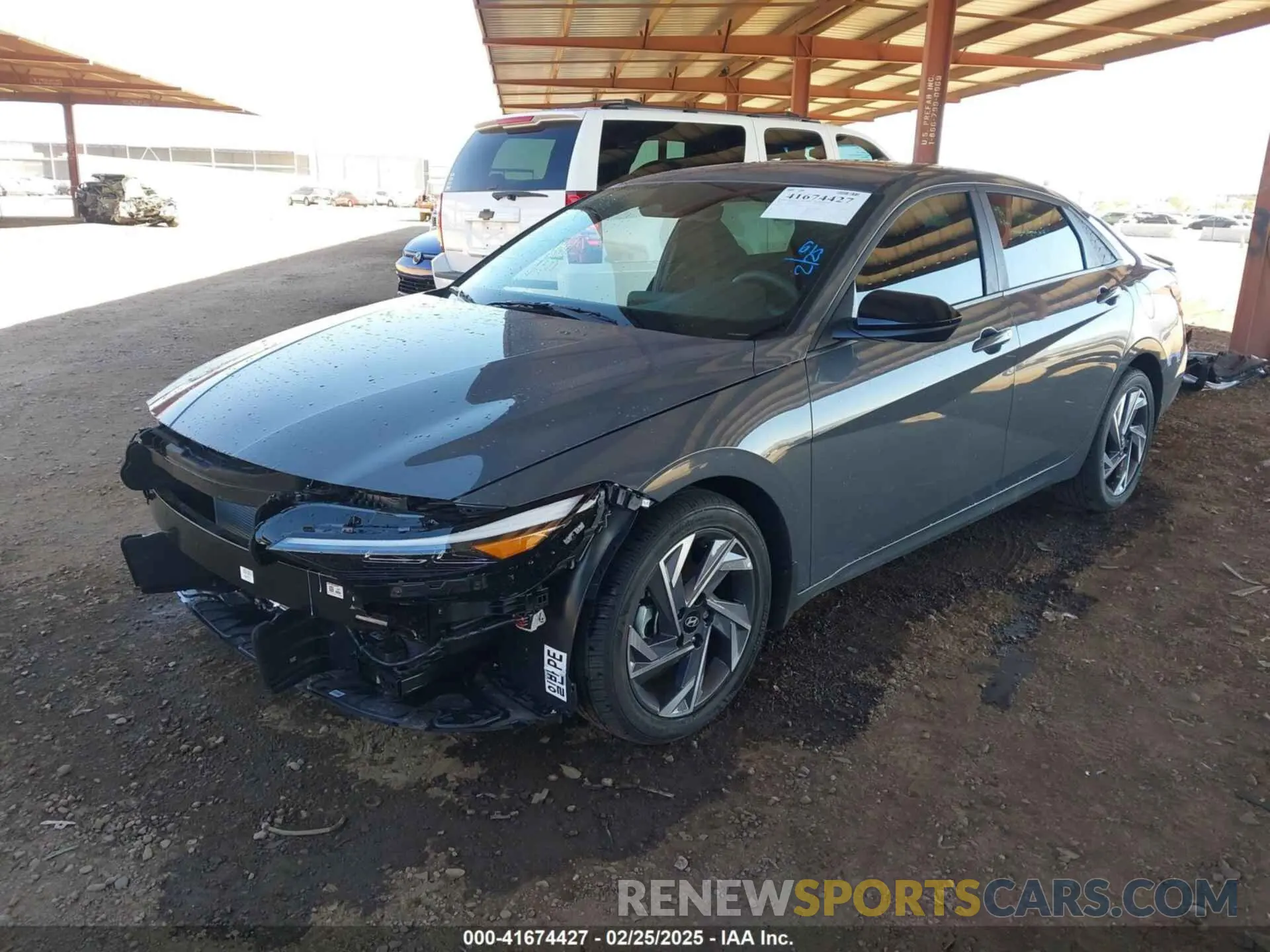 2 Photograph of a damaged car KMHLM4DG9SU869378 HYUNDAI ELANTRA 2025