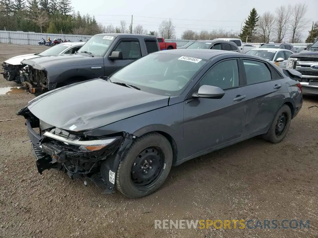 1 Photograph of a damaged car KMHLM4DG9SU888688 HYUNDAI ELANTRA 2025