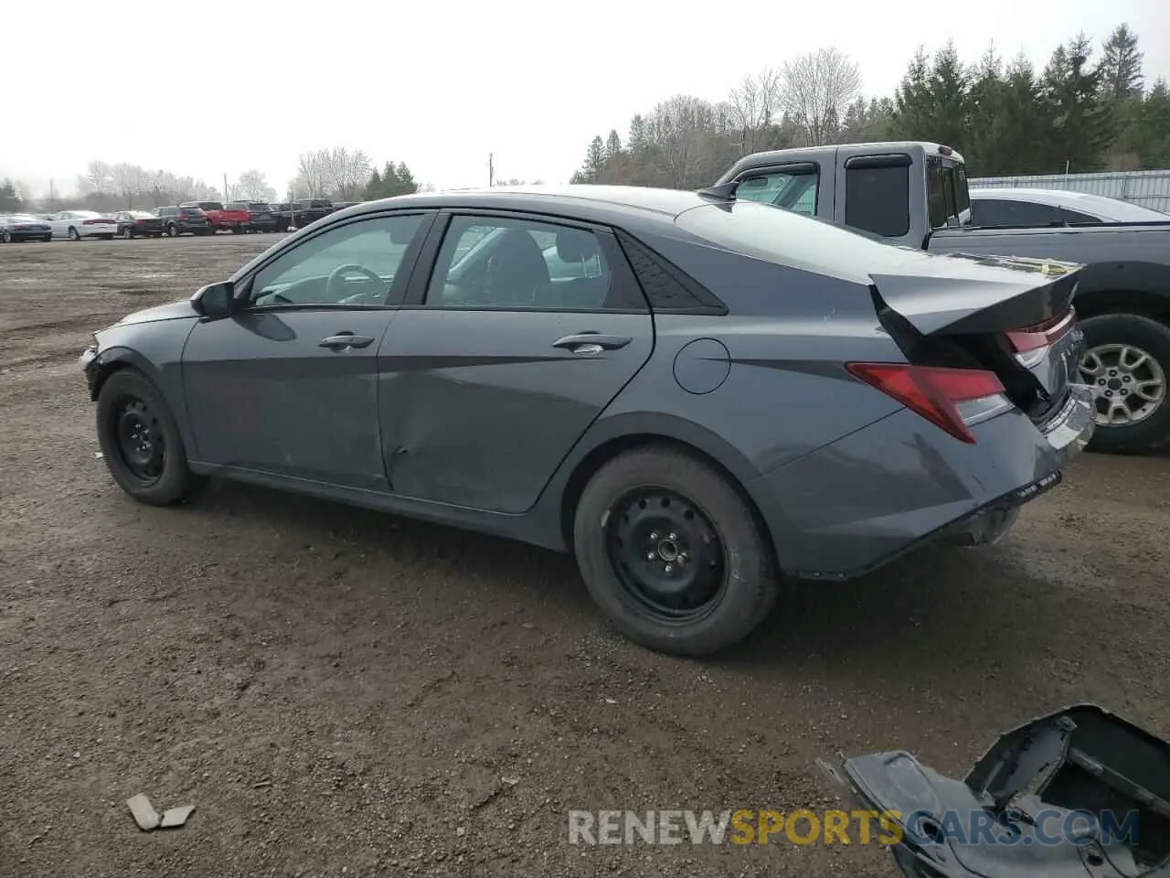 2 Photograph of a damaged car KMHLM4DG9SU888688 HYUNDAI ELANTRA 2025