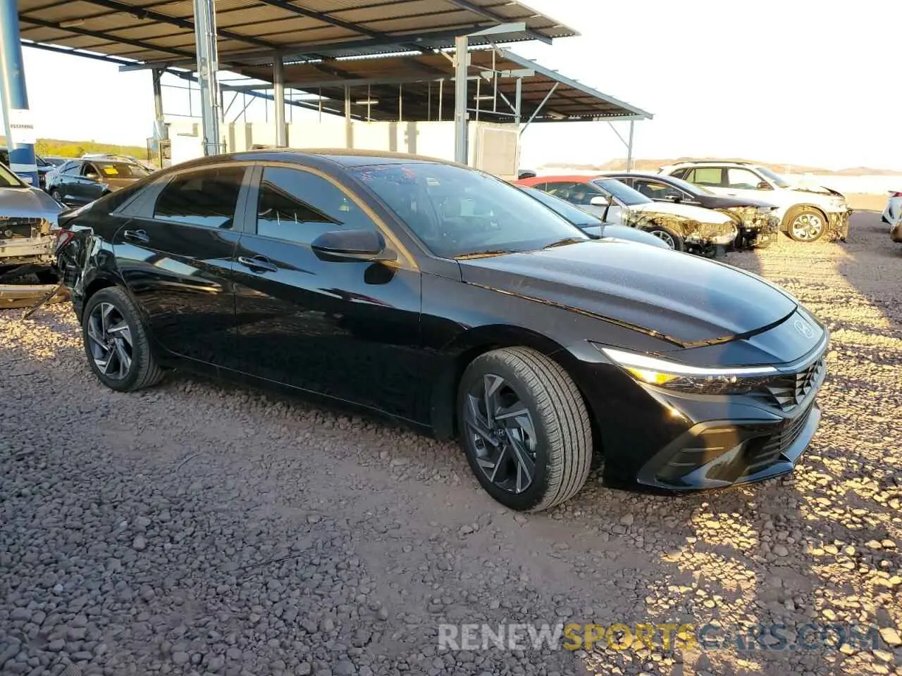 4 Фотография поврежденного автомобиля KMHLM4DGXSU868319 HYUNDAI ELANTRA 2025
