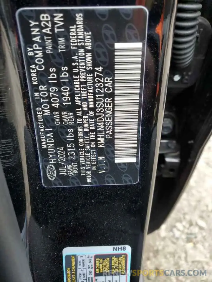 14 Photograph of a damaged car KMHLN4DJ3SU123274 HYUNDAI ELANTRA 2025