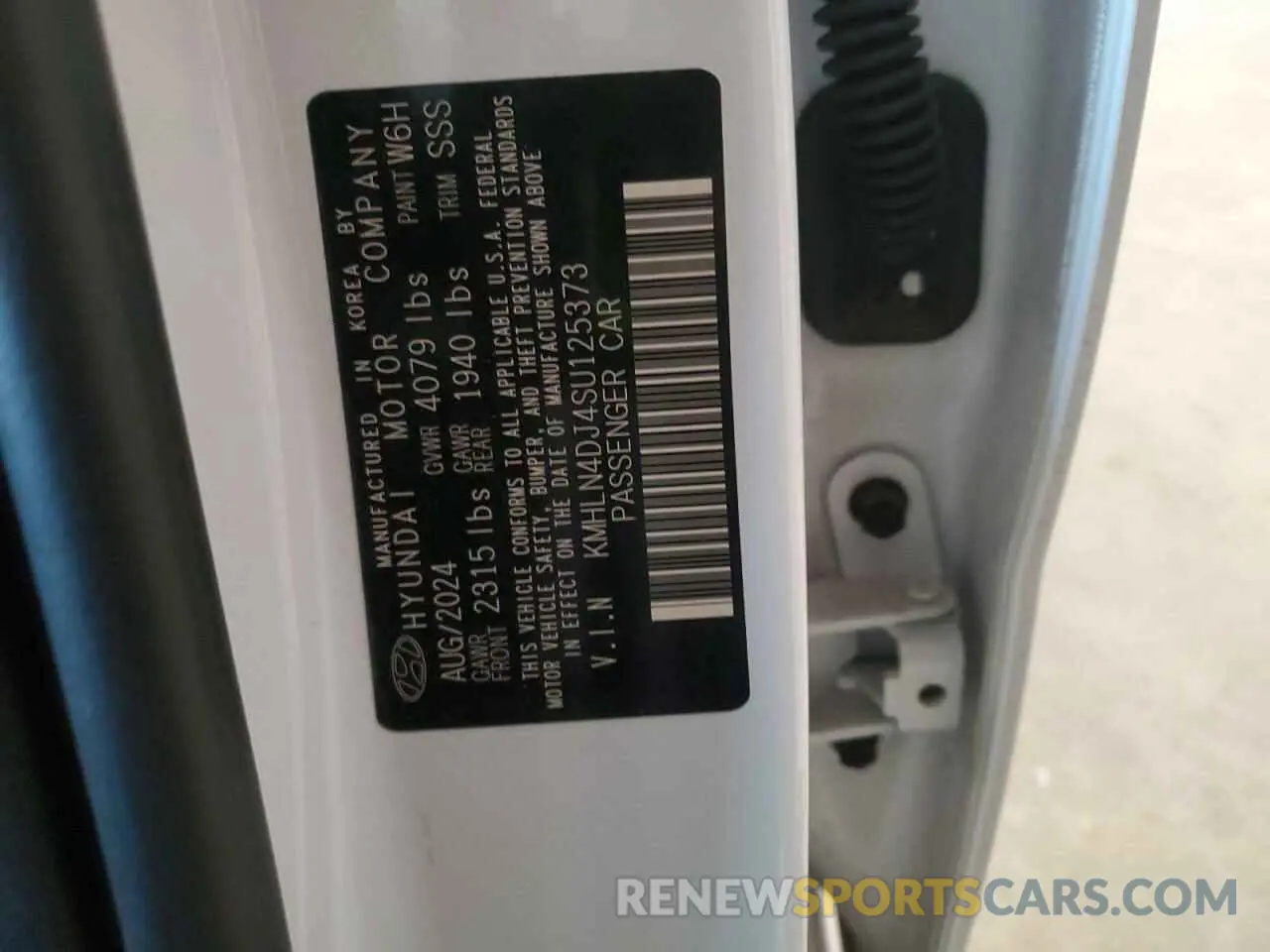 12 Фотография поврежденного автомобиля KMHLN4DJ4SU125373 HYUNDAI ELANTRA 2025