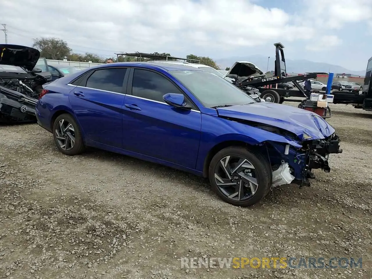 4 Фотография поврежденного автомобиля KMHLN4DJXSU126916 HYUNDAI ELANTRA 2025