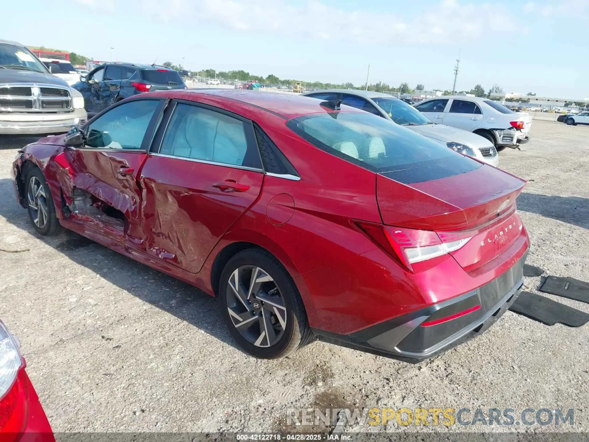 3 Photograph of a damaged car KMHLP4DG4SU865973 HYUNDAI ELANTRA 2025