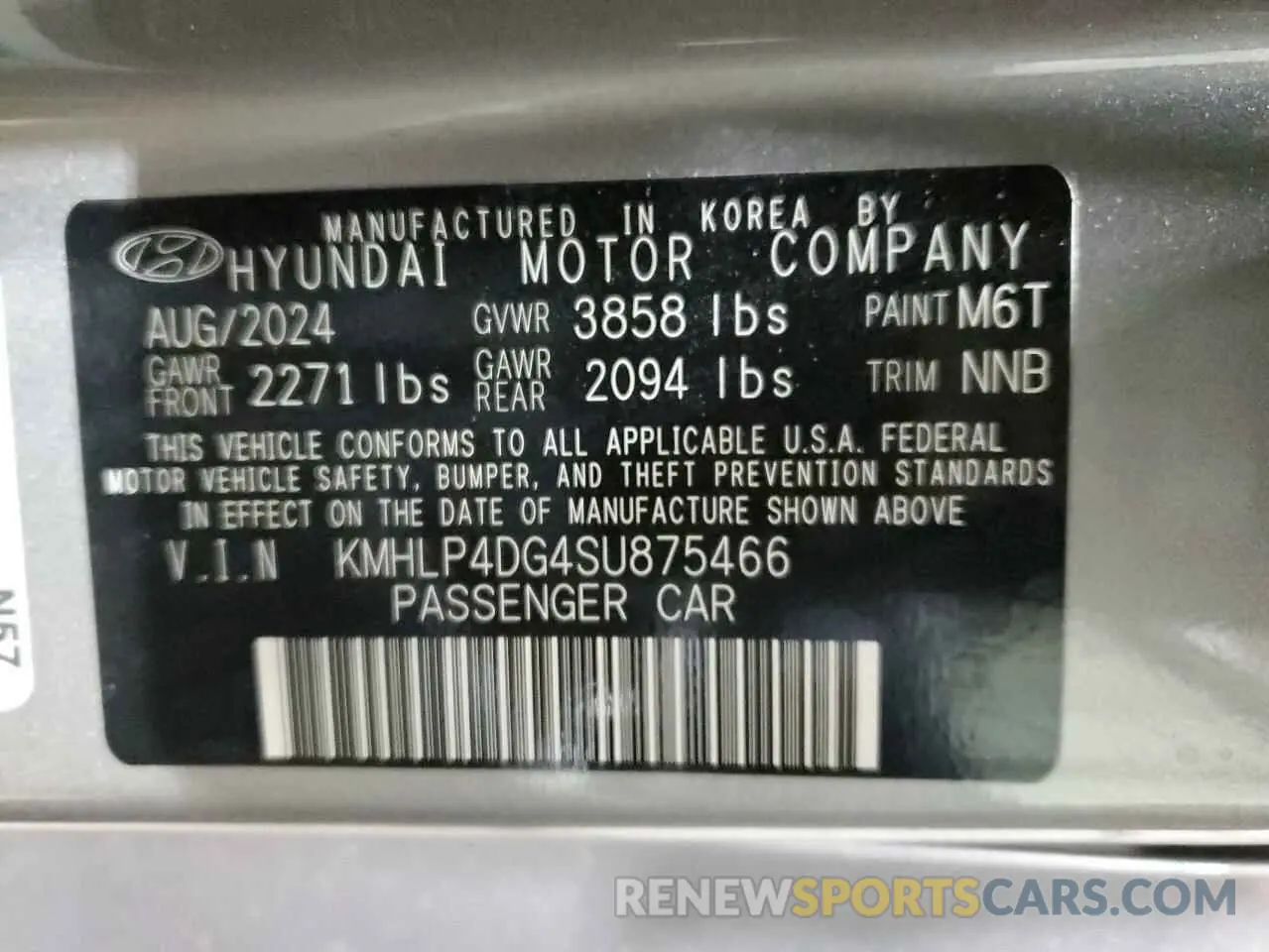 13 Фотография поврежденного автомобиля KMHLP4DG4SU875466 HYUNDAI ELANTRA 2025