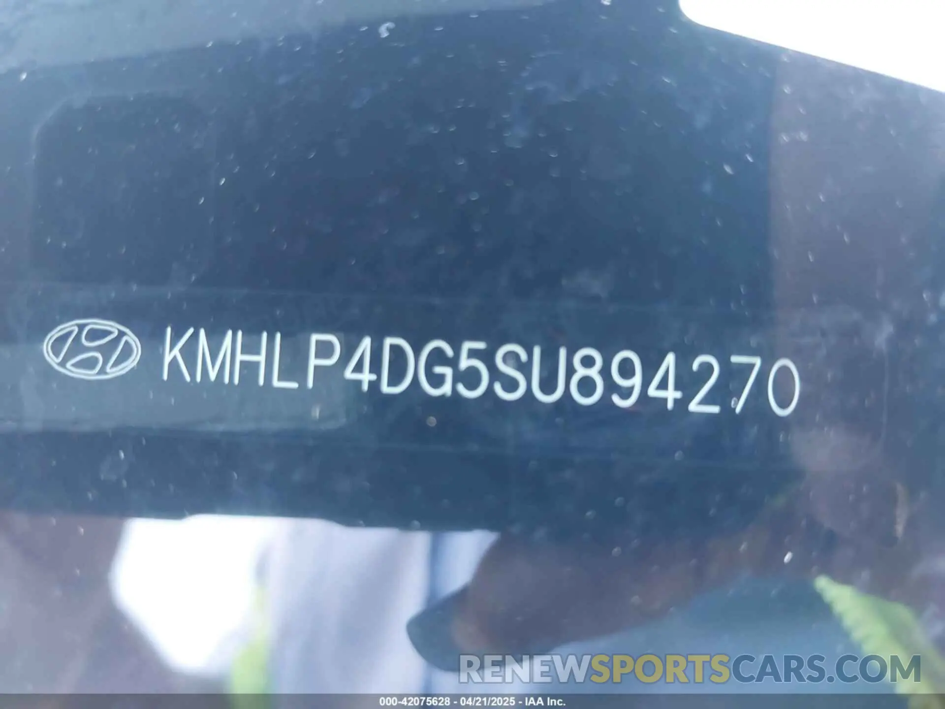 9 Фотография поврежденного автомобиля KMHLP4DG5SU894270 HYUNDAI ELANTRA 2025