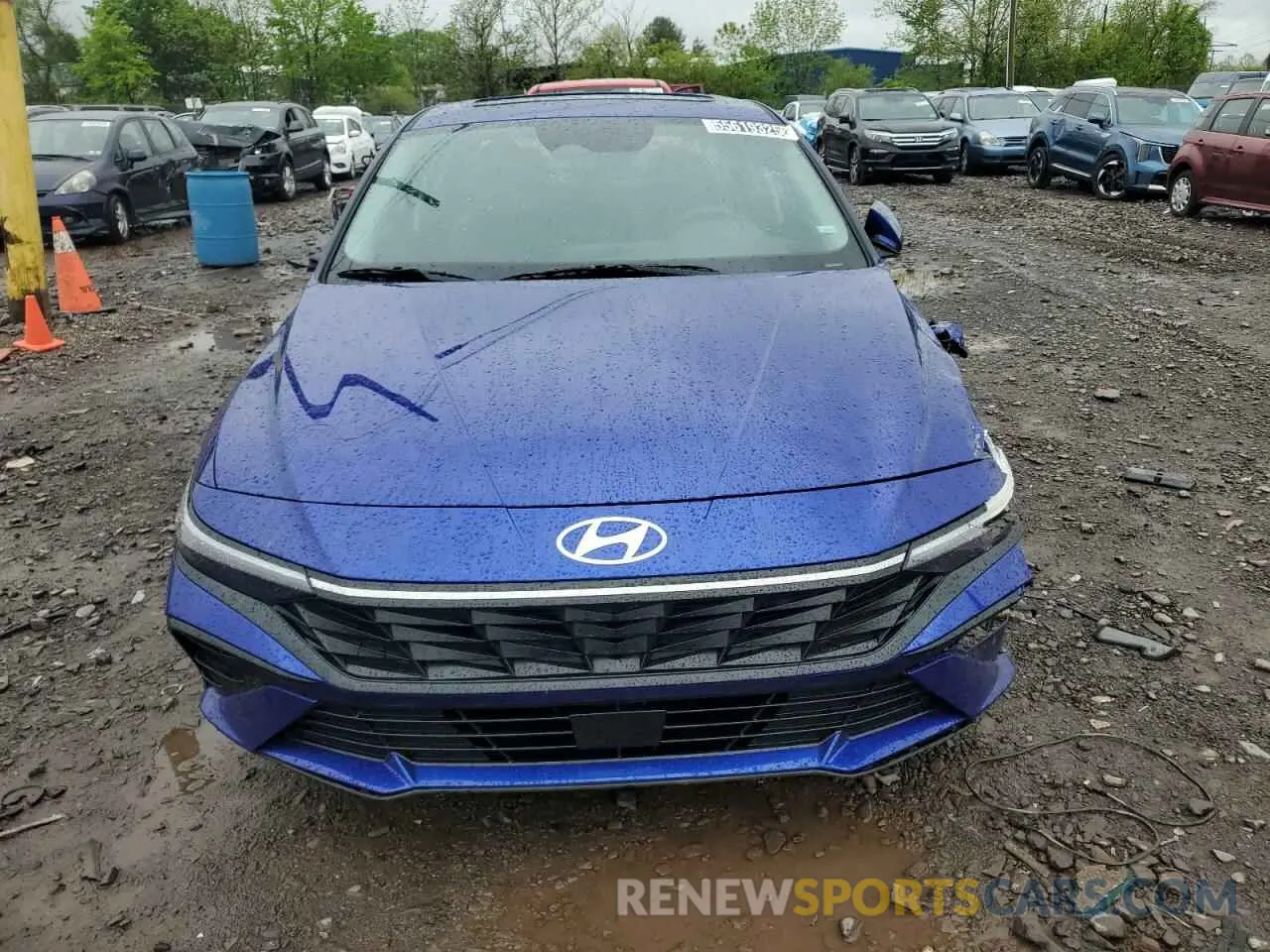 5 Фотография поврежденного автомобиля KMHLP4DG6SU893452 HYUNDAI ELANTRA 2025