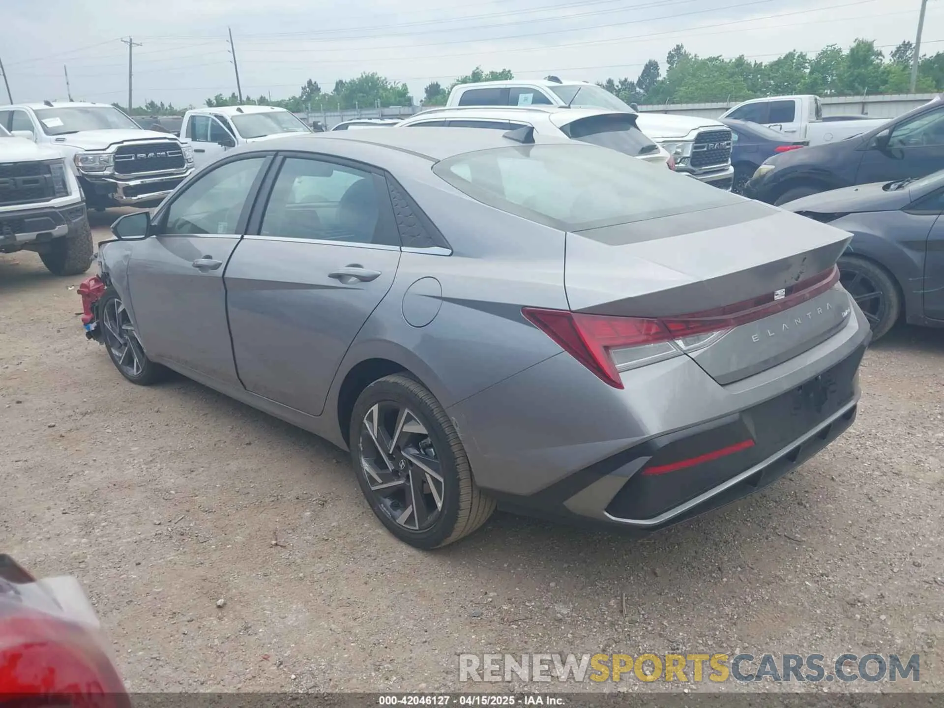 3 Фотография поврежденного автомобиля KMHLP4DG6SU956579 HYUNDAI ELANTRA 2025