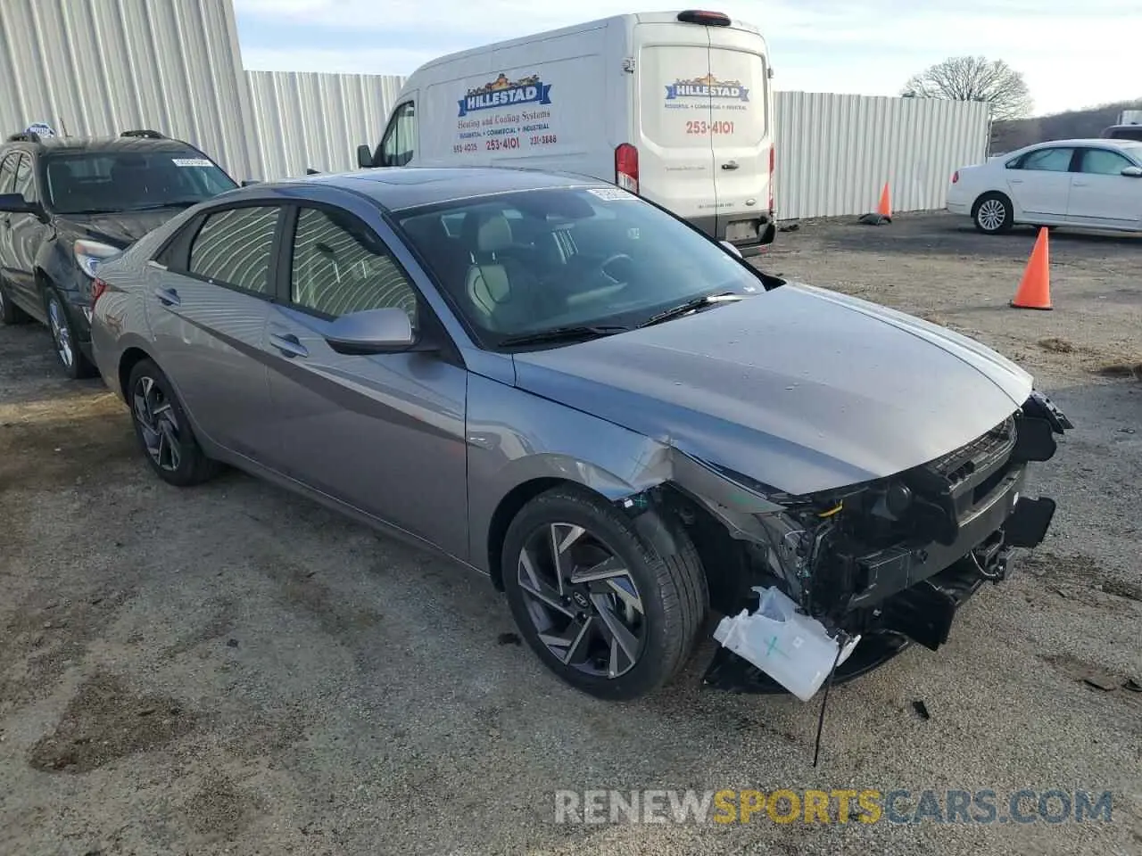 4 Фотография поврежденного автомобиля KMHLP4DG9SU942417 HYUNDAI ELANTRA 2025