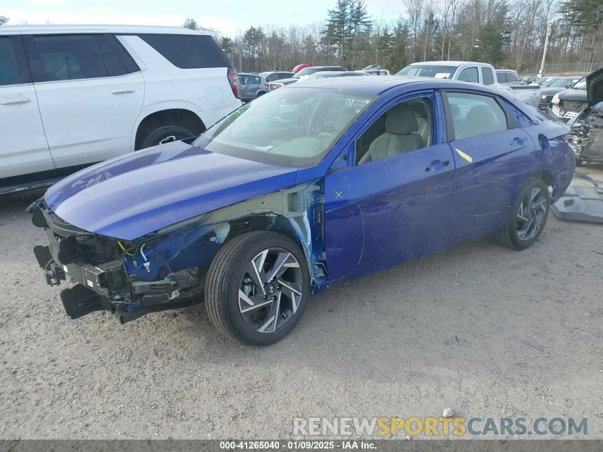 2 Photograph of a damaged car KMHLS4DG3SU860858 HYUNDAI ELANTRA 2025