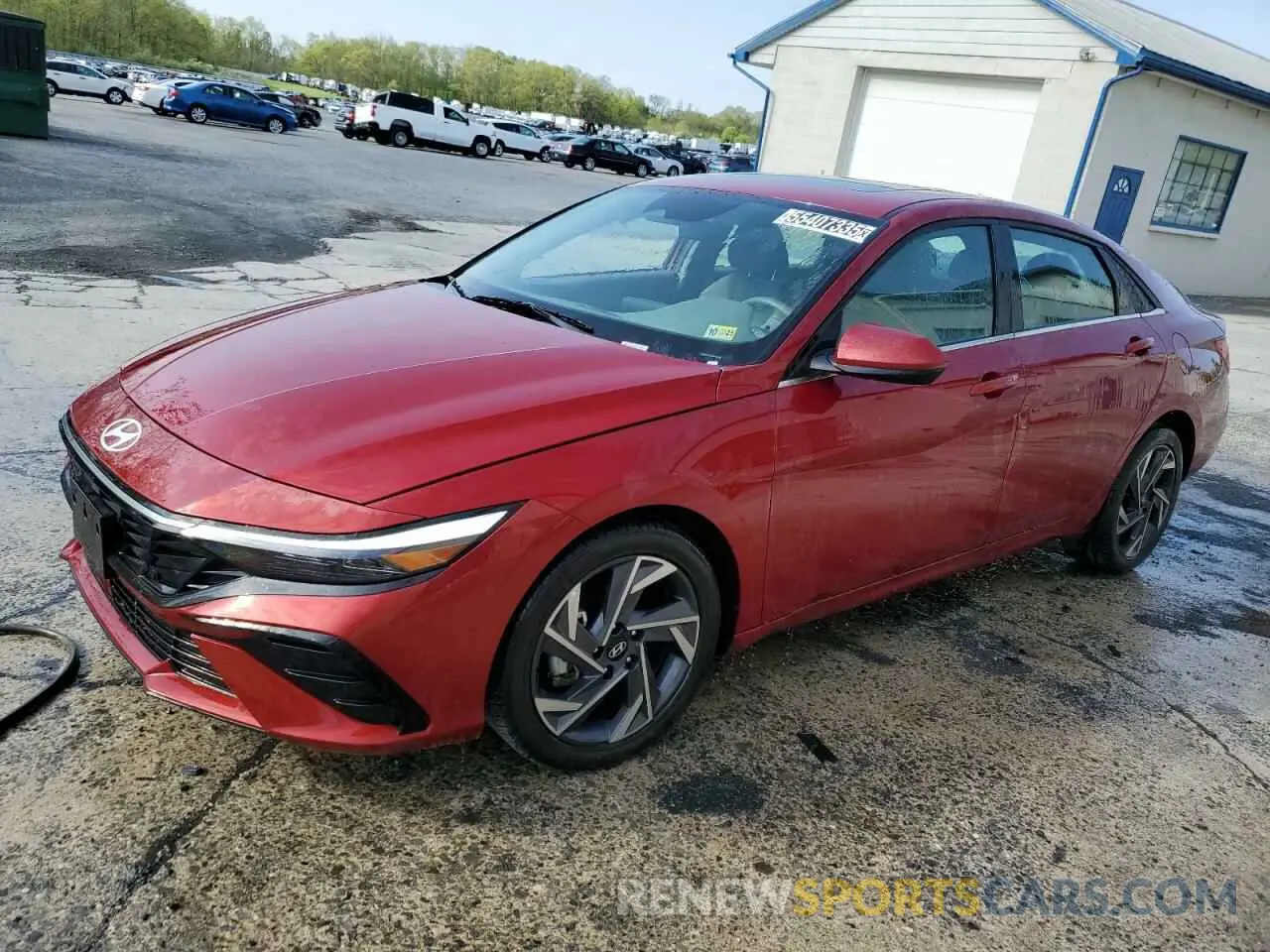 1 Photograph of a damaged car KMHLS4DG3SU862593 HYUNDAI ELANTRA 2025