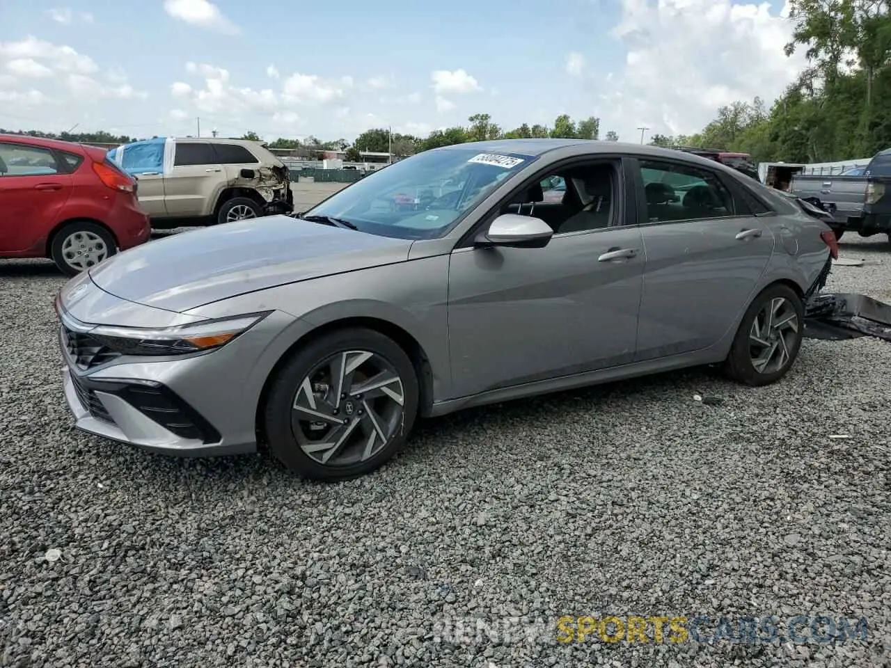 1 Photograph of a damaged car KMHLS4DG3SU933680 HYUNDAI ELANTRA 2025