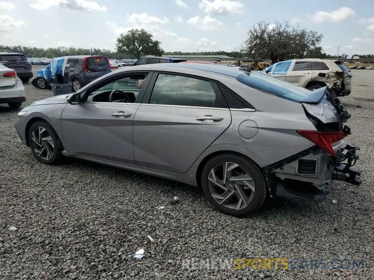 2 Photograph of a damaged car KMHLS4DG3SU933680 HYUNDAI ELANTRA 2025