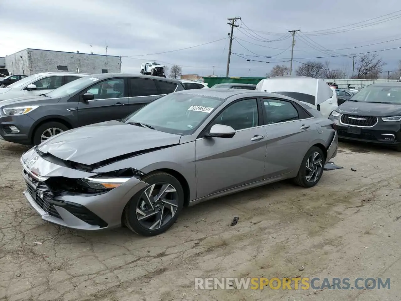 1 Фотография поврежденного автомобиля KMHLS4DG3SU950088 HYUNDAI ELANTRA 2025