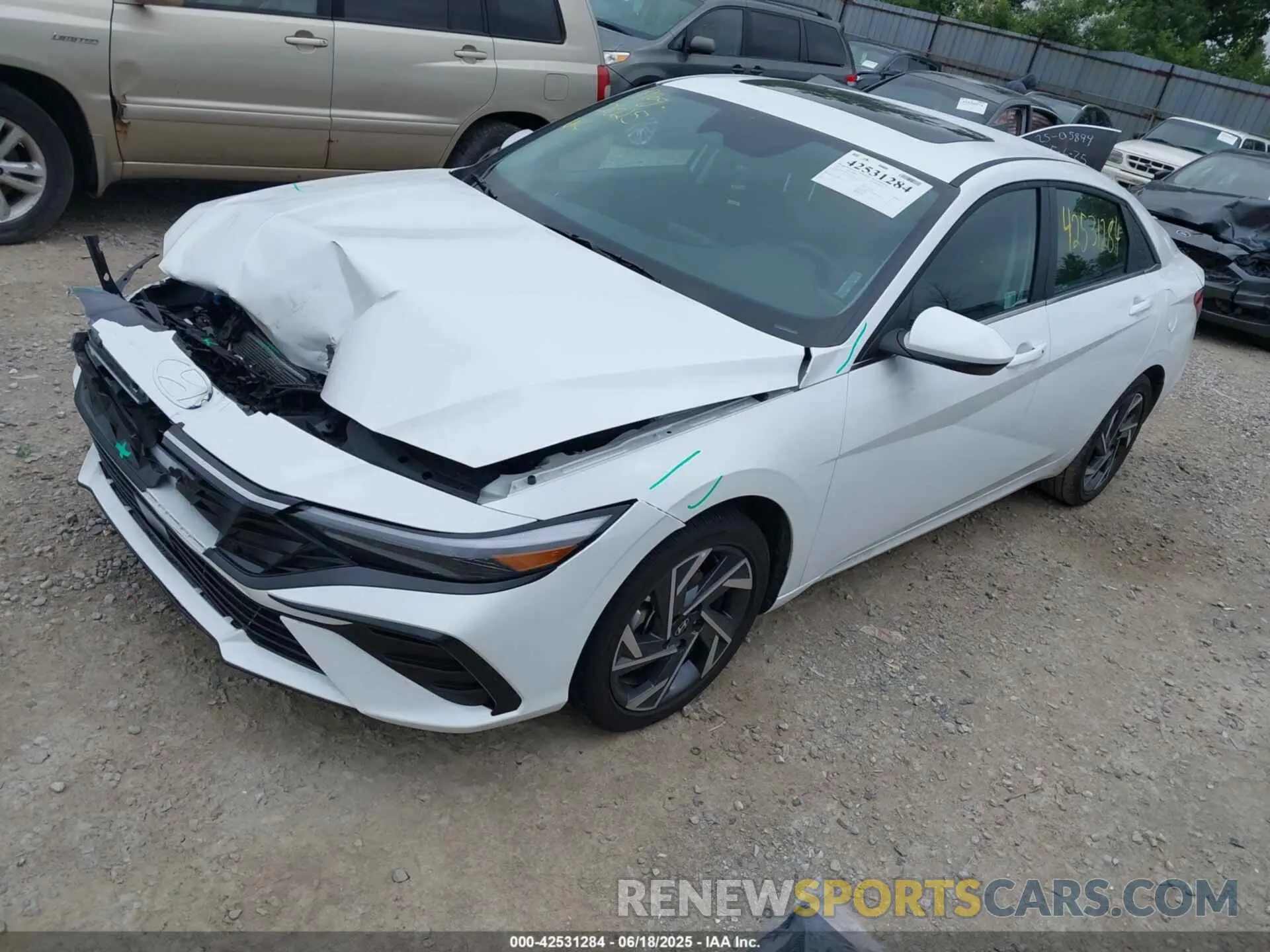 2 Photograph of a damaged car KMHLS4DG4SU972231 HYUNDAI ELANTRA 2025