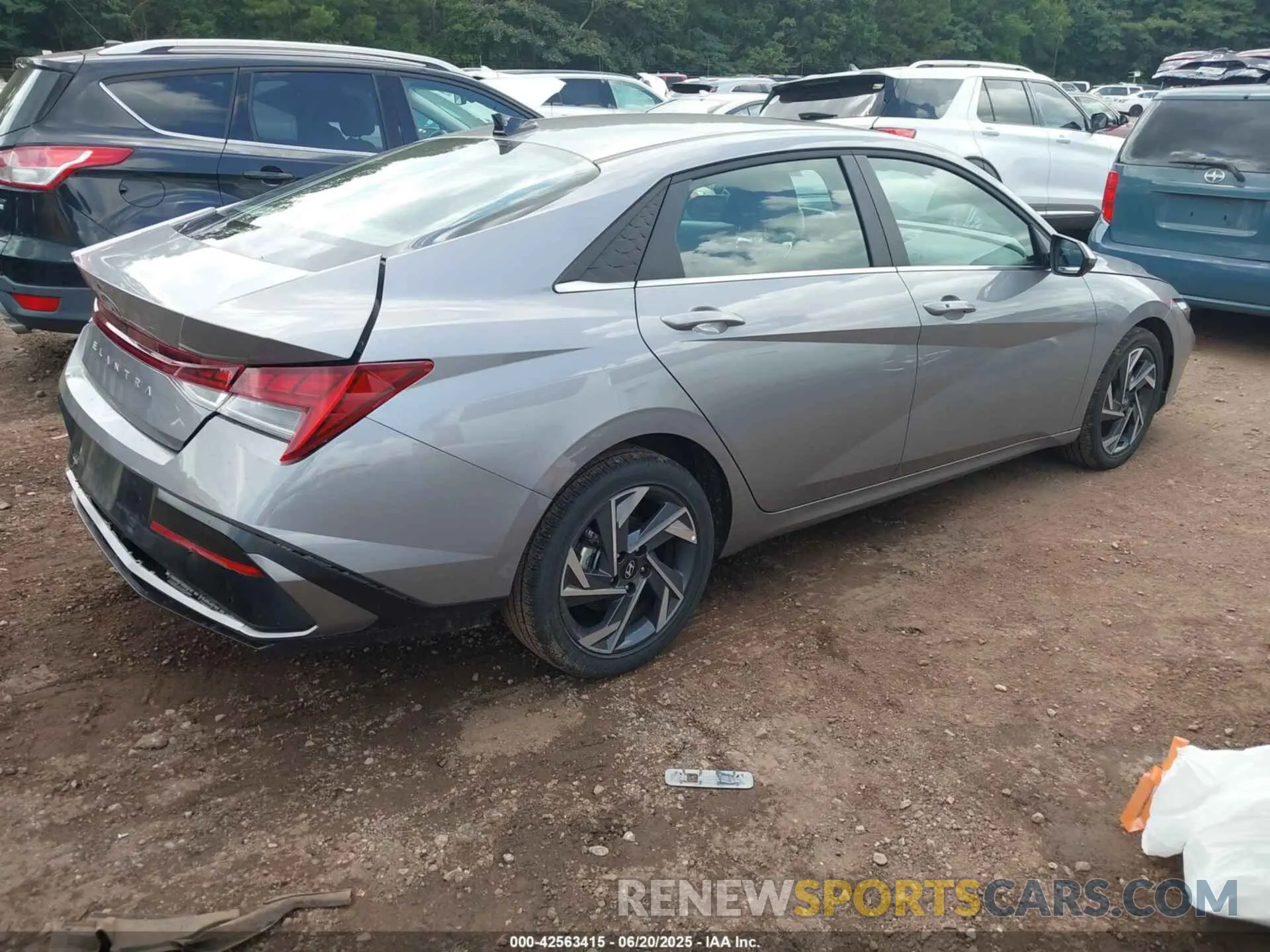 4 Фотография поврежденного автомобиля KMHLS4DG5SU919506 HYUNDAI ELANTRA 2025