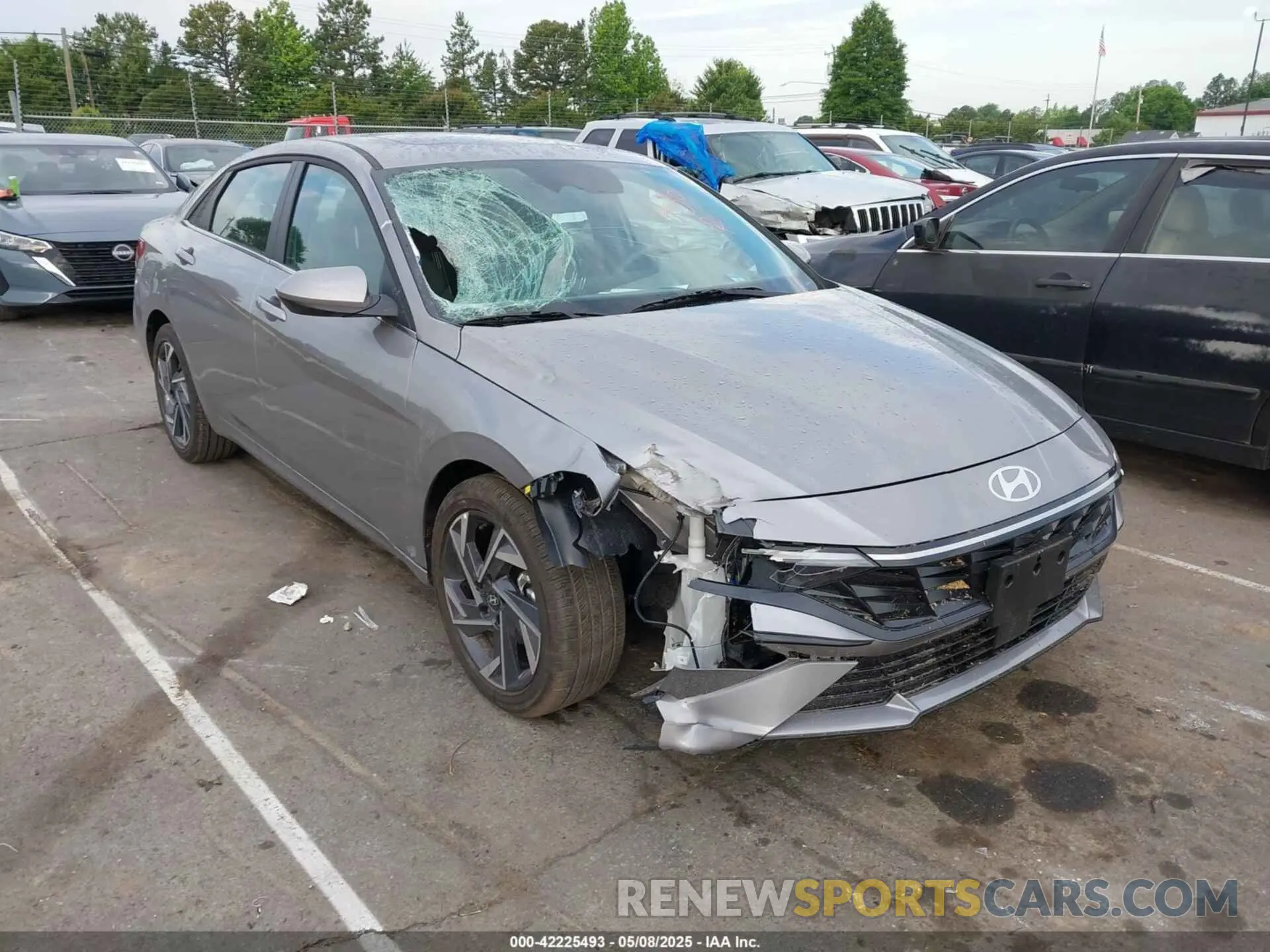 1 Photograph of a damaged car KMHLS4DG5SU968429 HYUNDAI ELANTRA 2025