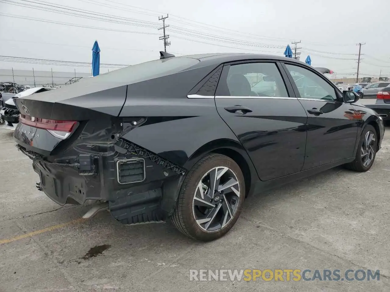 3 Photograph of a damaged car KMHLS4DG6SU853757 HYUNDAI ELANTRA 2025