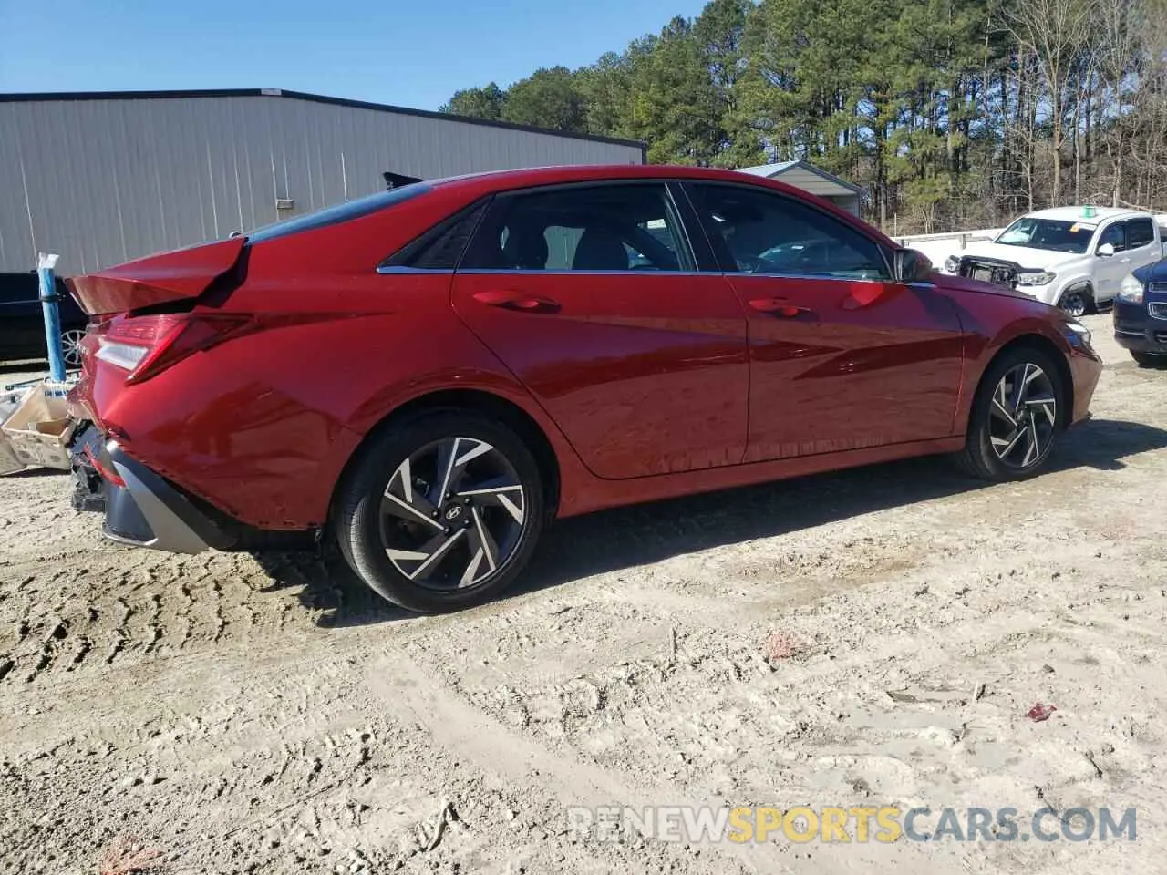 3 Фотография поврежденного автомобиля KMHLS4DG7SU909950 HYUNDAI ELANTRA 2025