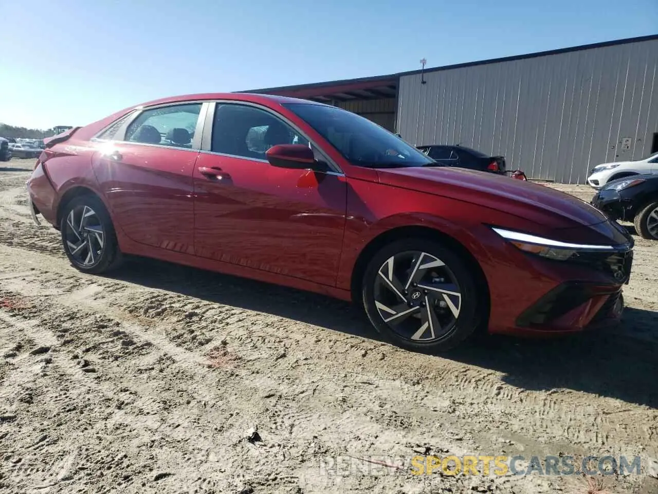 4 Фотография поврежденного автомобиля KMHLS4DG7SU909950 HYUNDAI ELANTRA 2025
