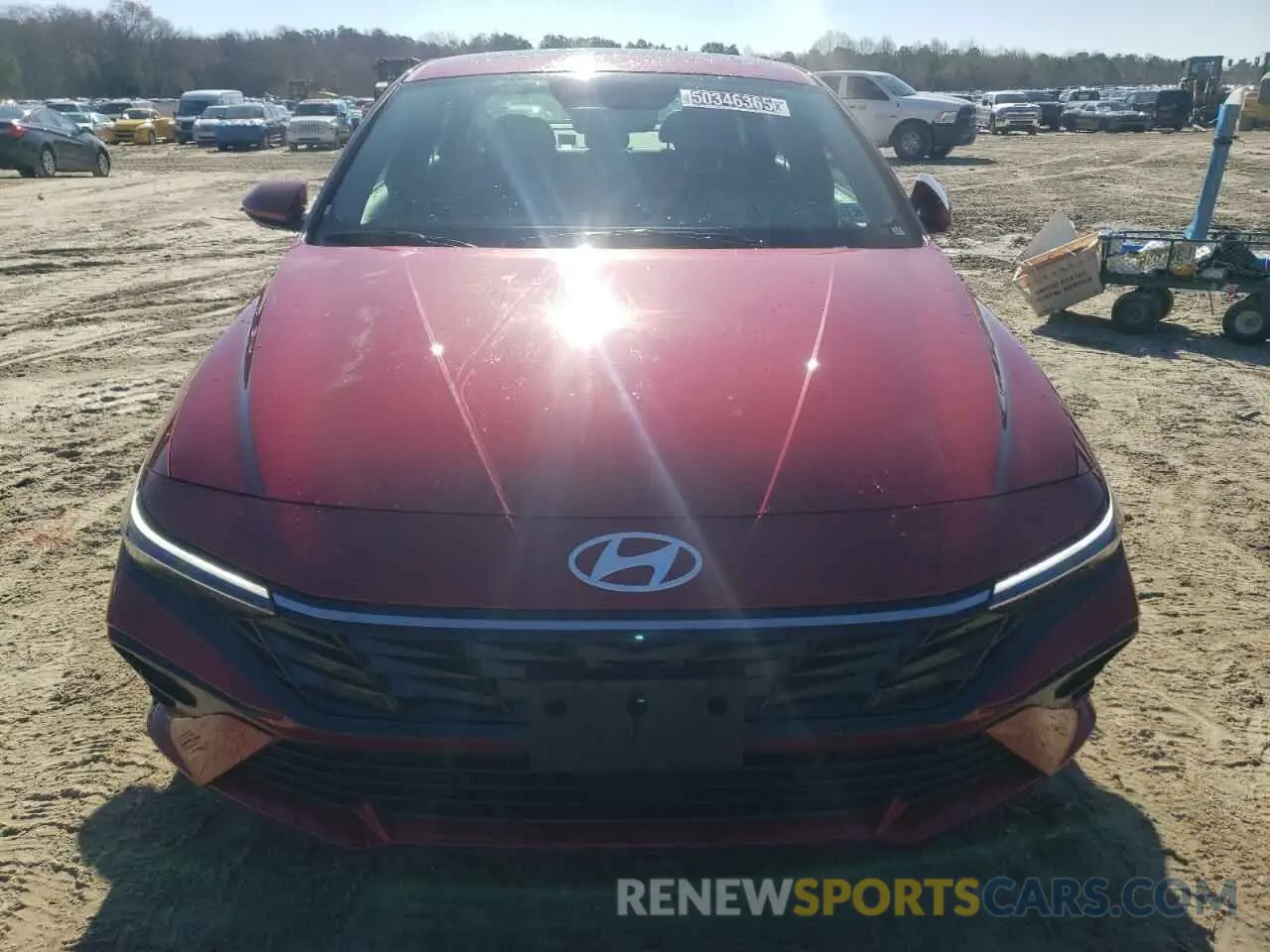 5 Фотография поврежденного автомобиля KMHLS4DG7SU909950 HYUNDAI ELANTRA 2025