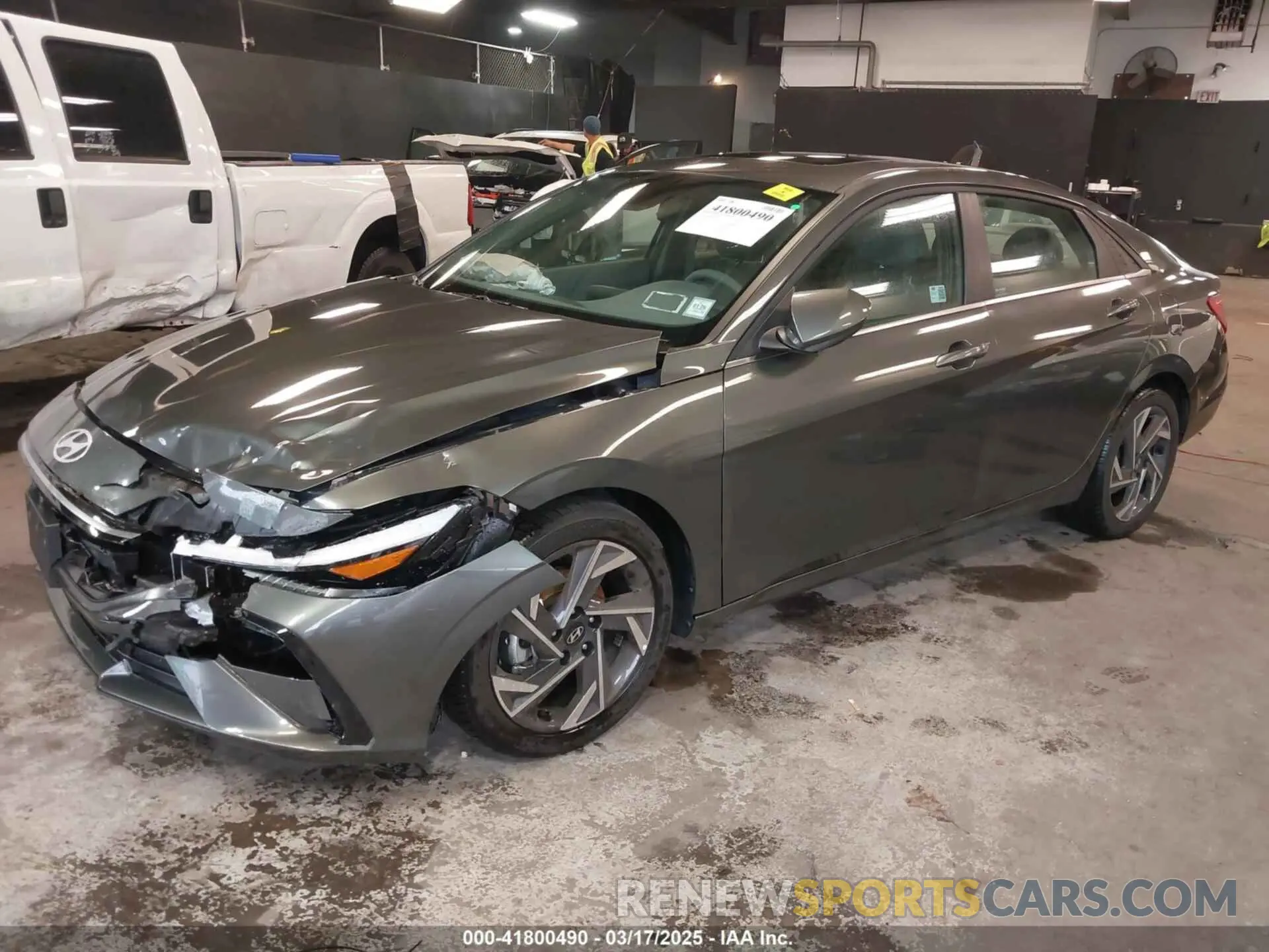 2 Photograph of a damaged car KMHLS4DG8SU854375 HYUNDAI ELANTRA 2025