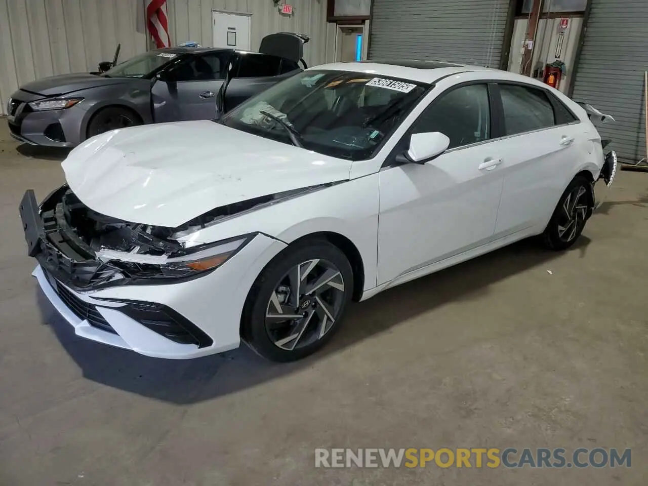 1 Photograph of a damaged car KMHLS4DG8SU947364 HYUNDAI ELANTRA 2025