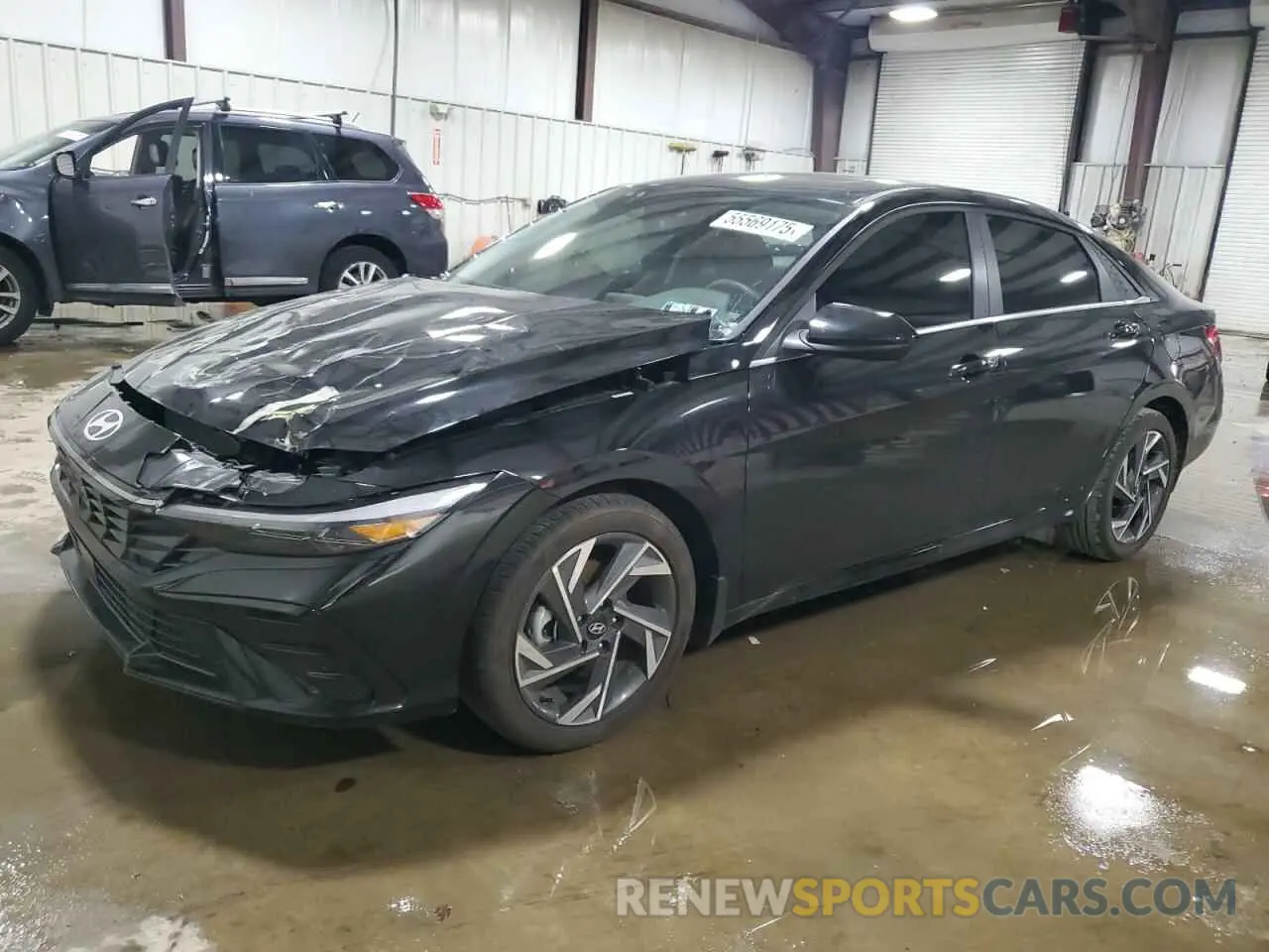 1 Photograph of a damaged car KMHLS4DG9SU879379 HYUNDAI ELANTRA 2025