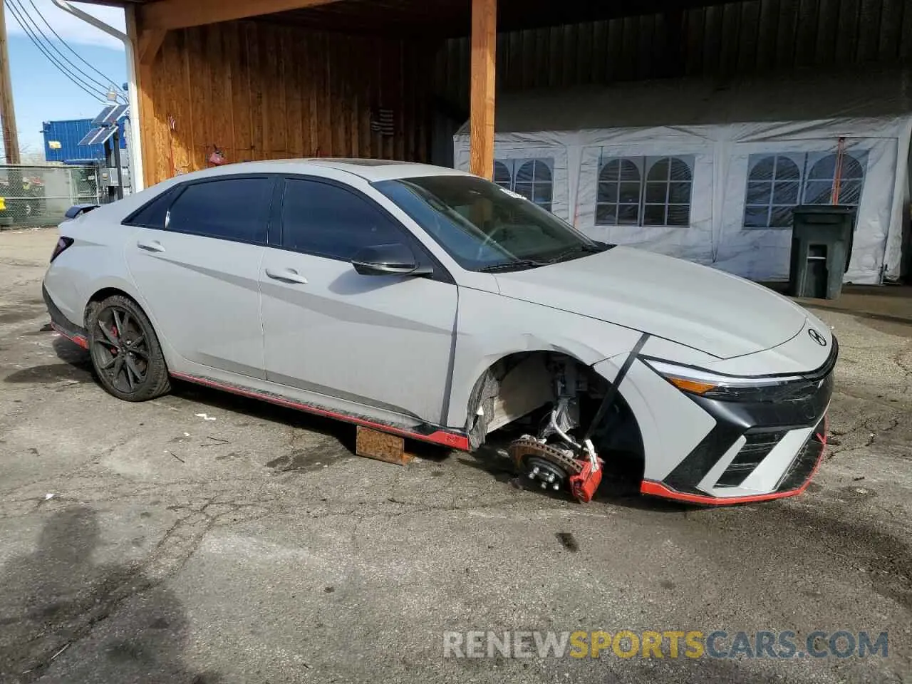 4 Фотография поврежденного автомобиля KMHLW4DK6SU023174 HYUNDAI ELANTRA 2025