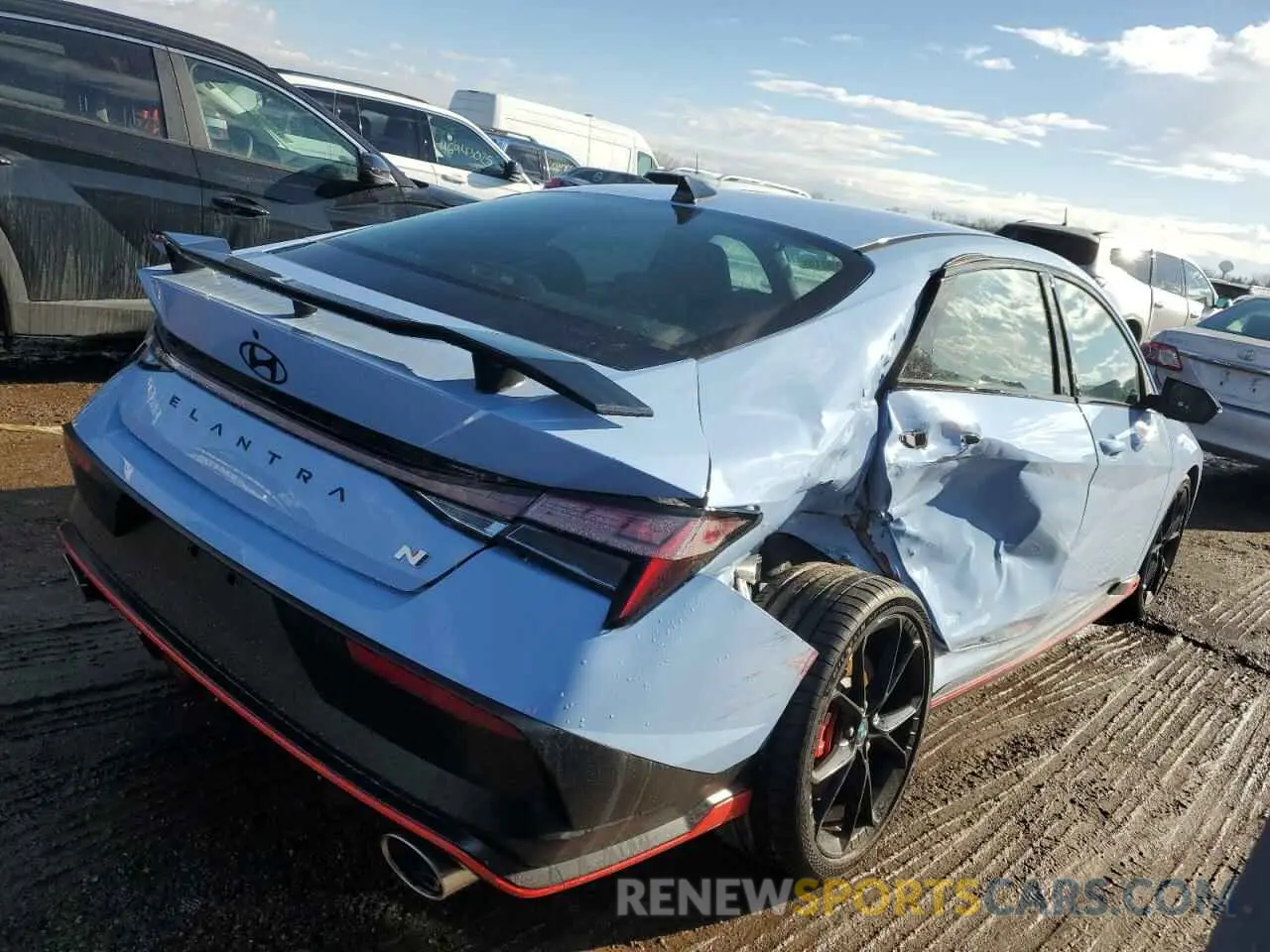 3 Фотография поврежденного автомобиля KMHLW4DK8SU024018 HYUNDAI ELANTRA 2025